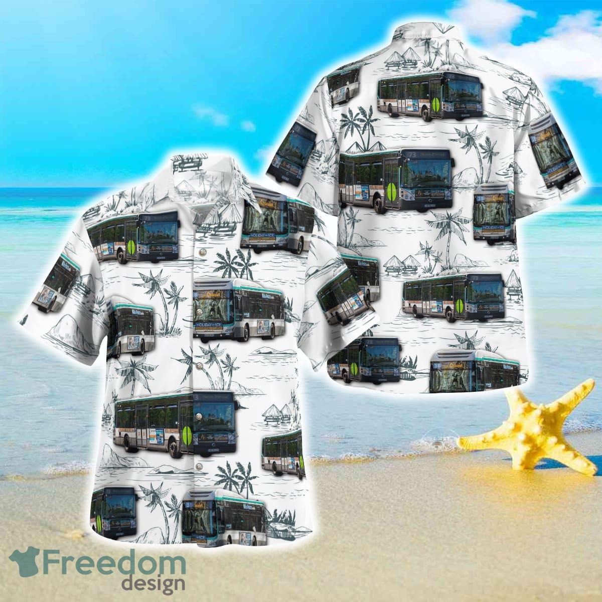 France RATP Bus Hawaiian Shirt Best Style For Men Women Product Photo 1