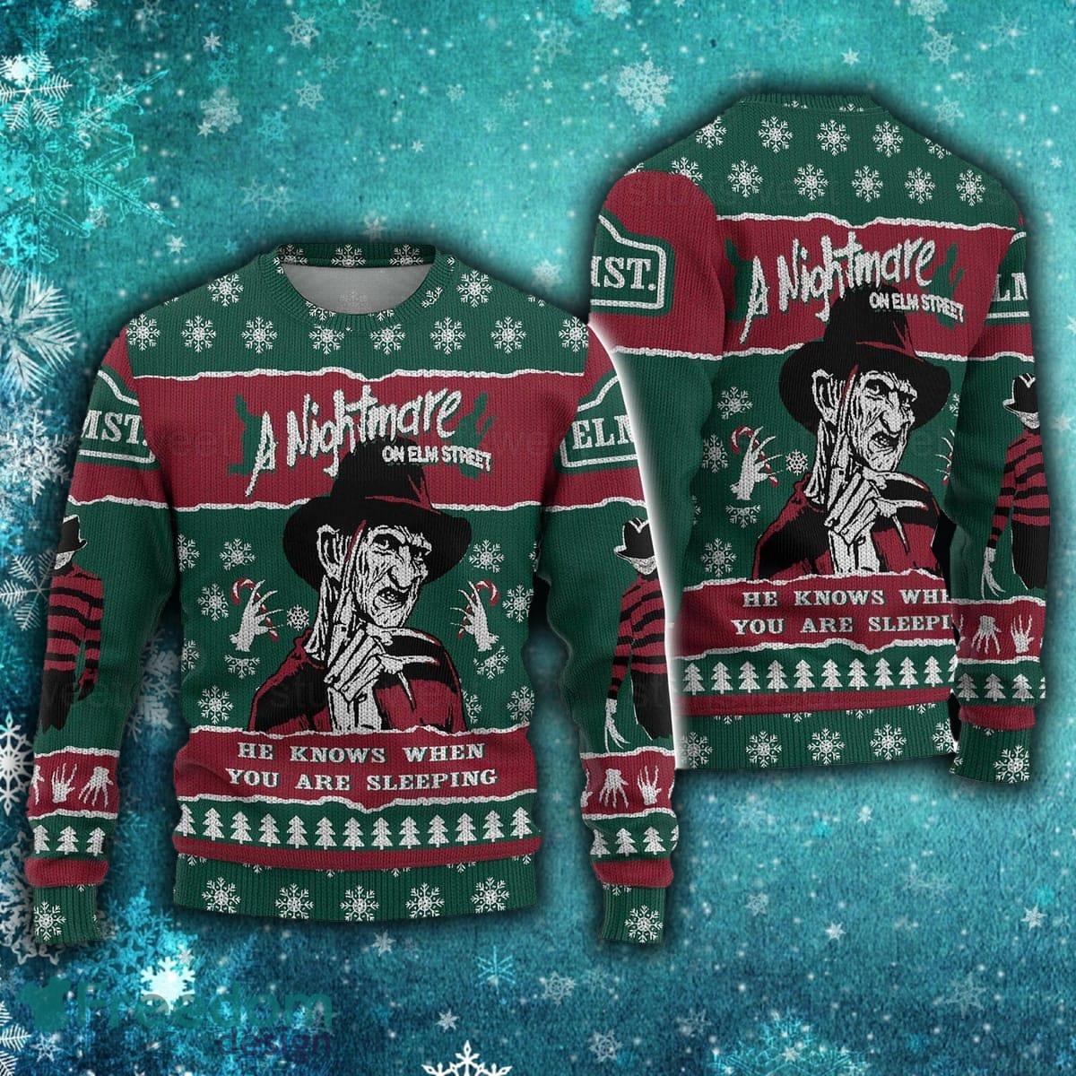 Freddy krueger outlet ugly christmas sweater