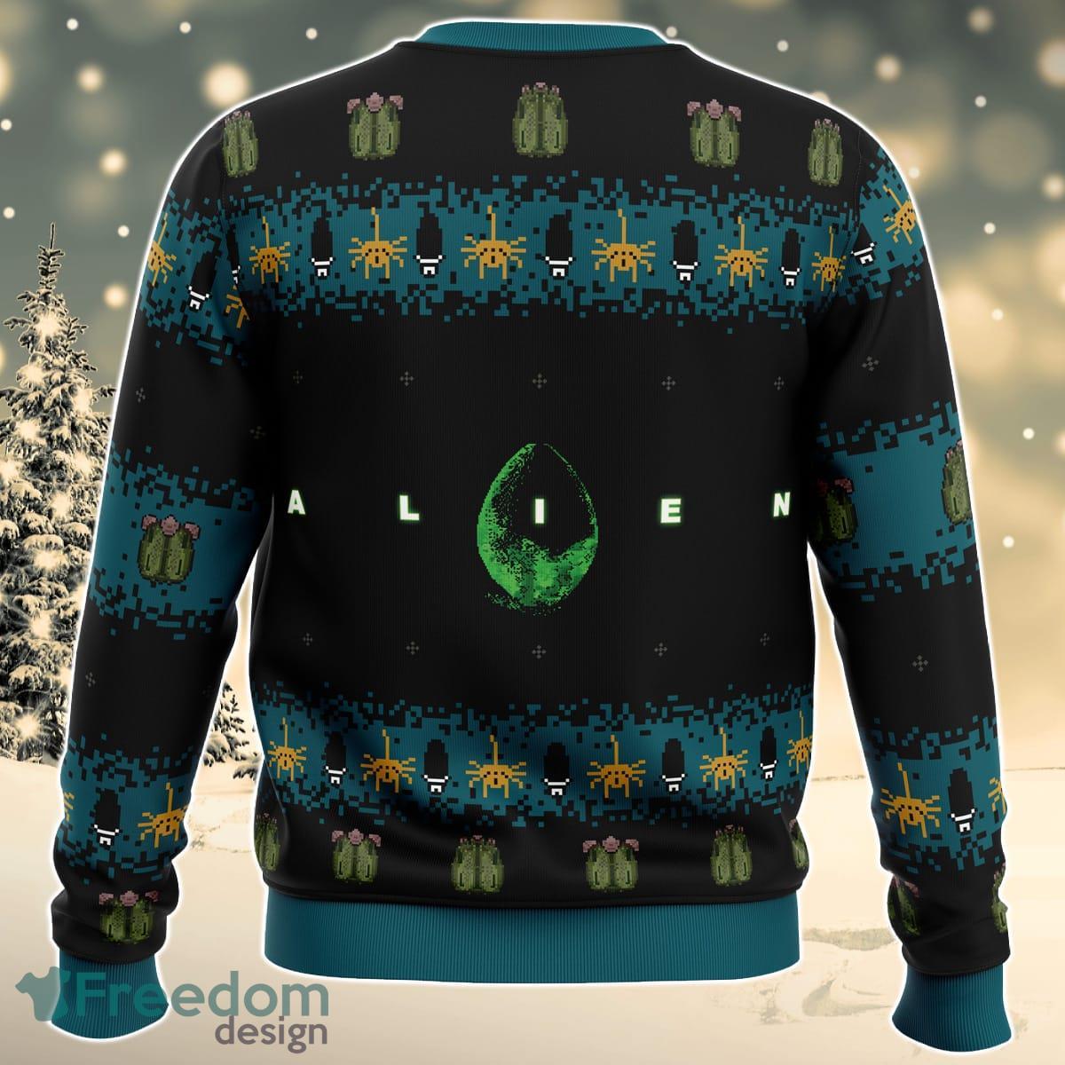 Free Hugs Alien Facehugger Ugly Christmas Sweater For Men And Women Product Photo 2