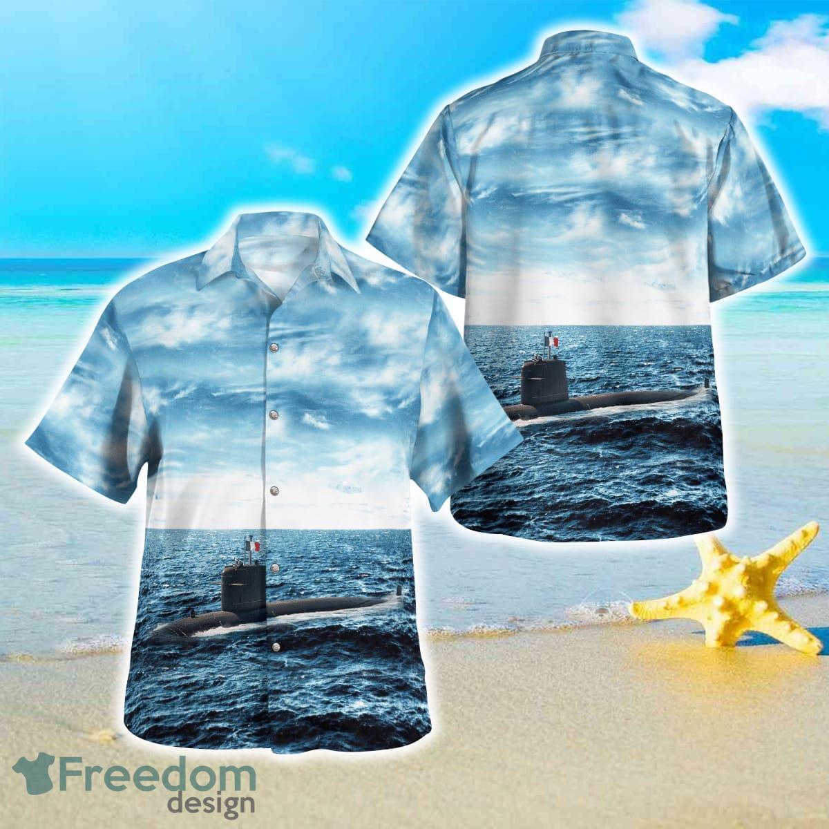 French Submarine Perle (S606) Hawaiian Shirt For Men Women Product Photo 1