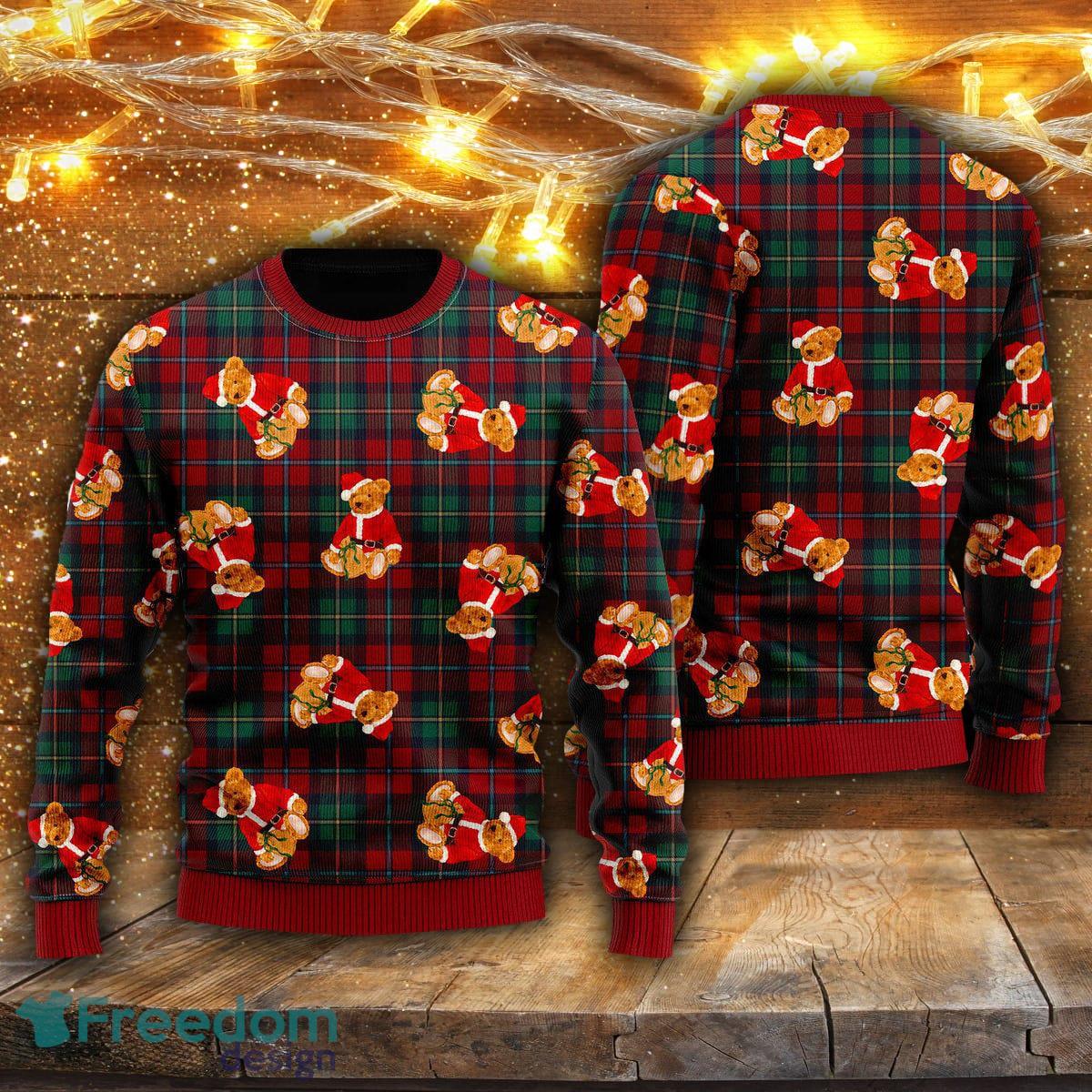 Funny Bear Ugly Christmas Sweater Men And Women Gift For Christmas -  Freedomdesign