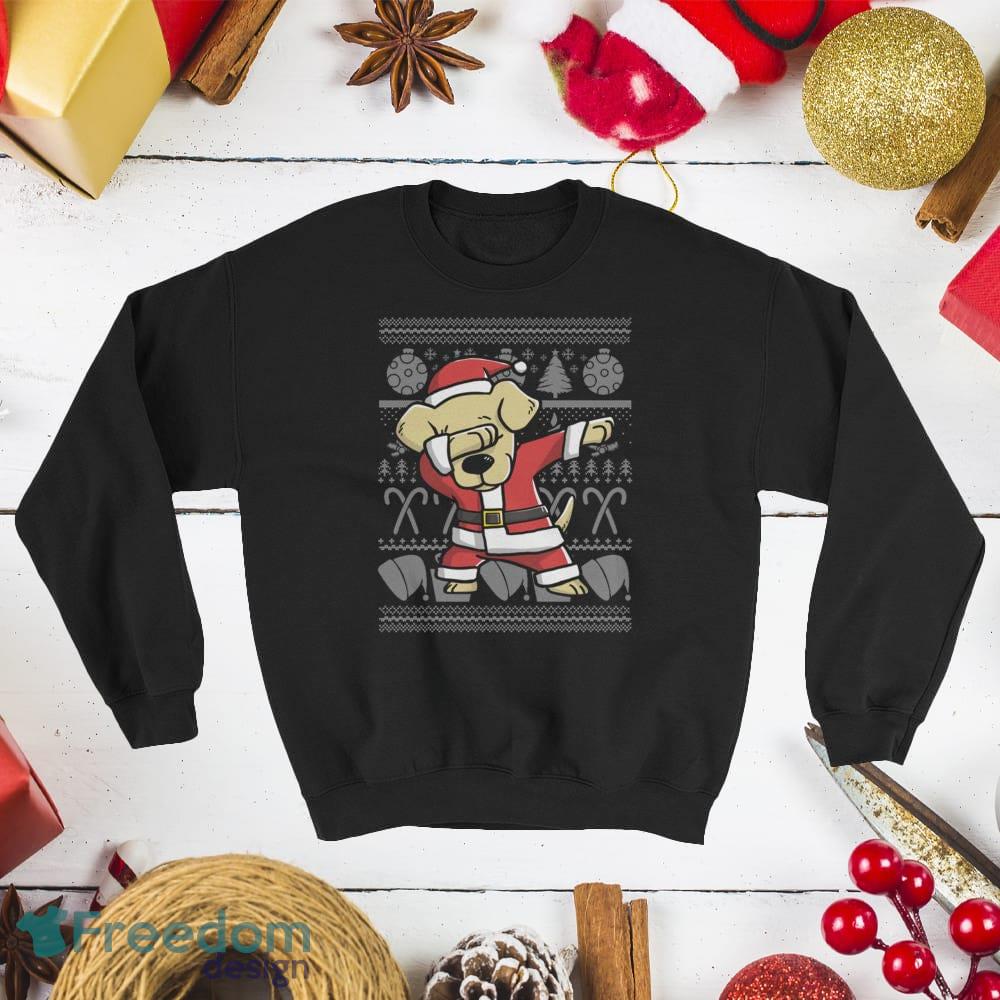 Funny Dabbing Labrador Retriever Ugly Christmas Sweater Cute Dog Gift For Men And Women - Funny Dabbing Labrador Retriever Ugly Christmas Sweater Cute Dog Gift_2