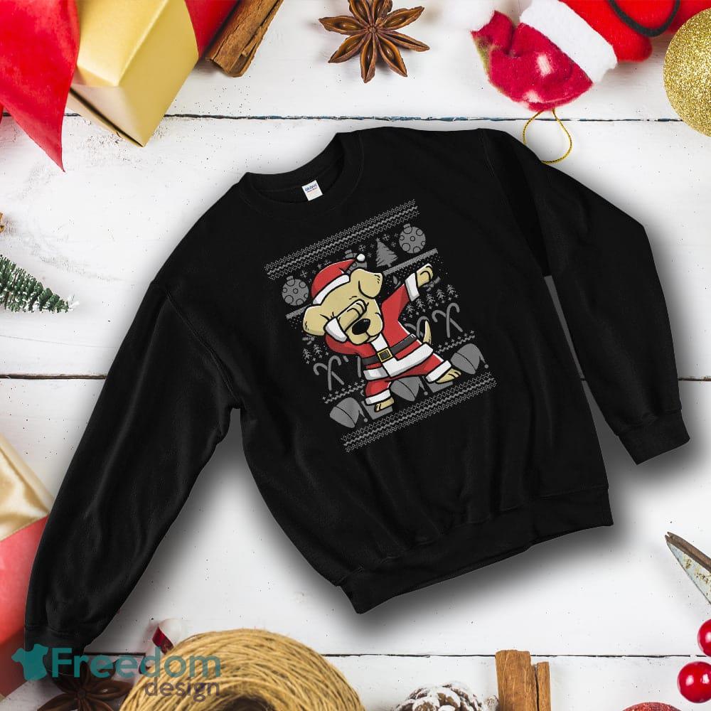 Funny Dabbing Labrador Retriever Ugly Christmas Sweater Cute Dog Gift For Men And Women - Funny Dabbing Labrador Retriever Ugly Christmas Sweater Cute Dog Gift_1