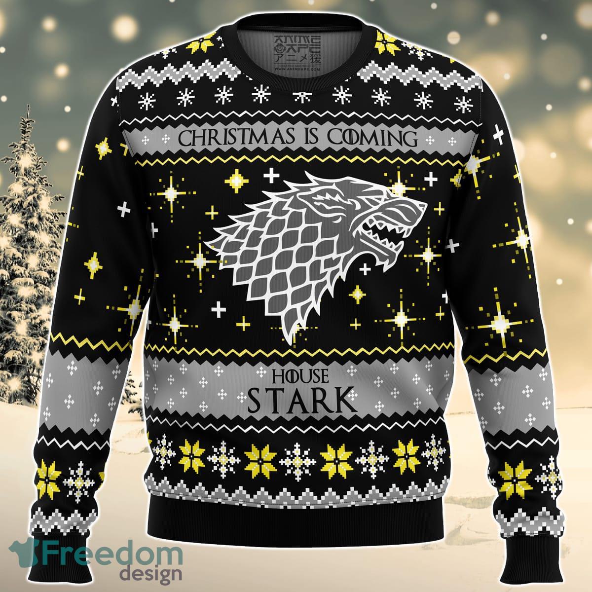 Game of Thrones House Stark Ugly Christmas Sweater For Men And Women Product Photo 1