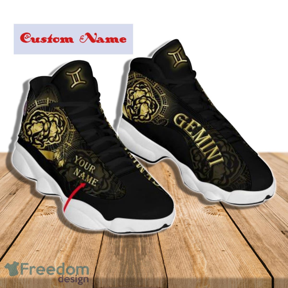 Gemini Zodiac Air Jordan 13 Custom Name Sneakers Great Gift For Men And Women Product Photo 2