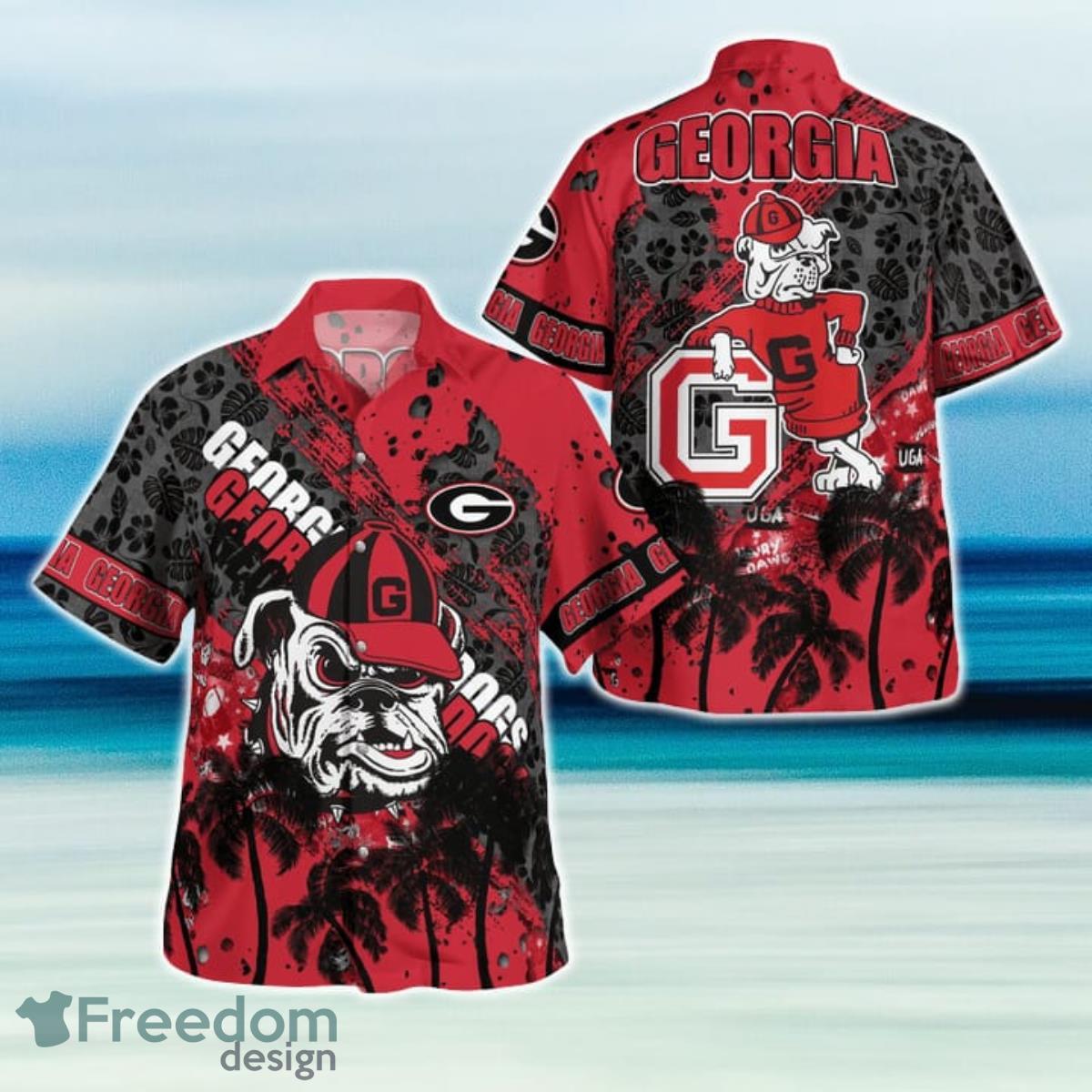 Georgia Bulldogs 2023 Hawaiian Shirt And Short For Fans Product Photo 1