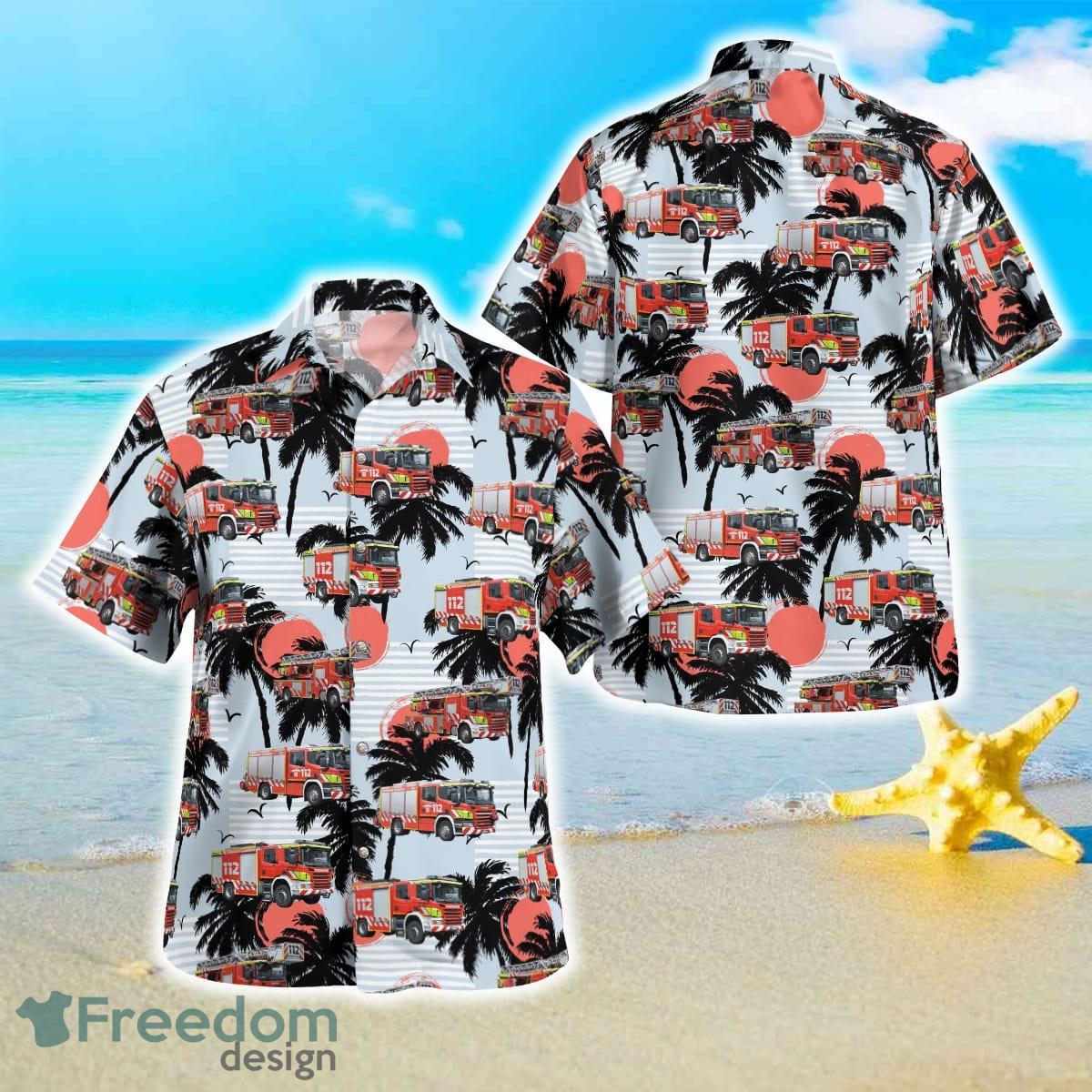 Gladbeck, Germany, Berufsfeuerwehr Gladbeck Hawaiian Shirt Best Style For Men Women Product Photo 1