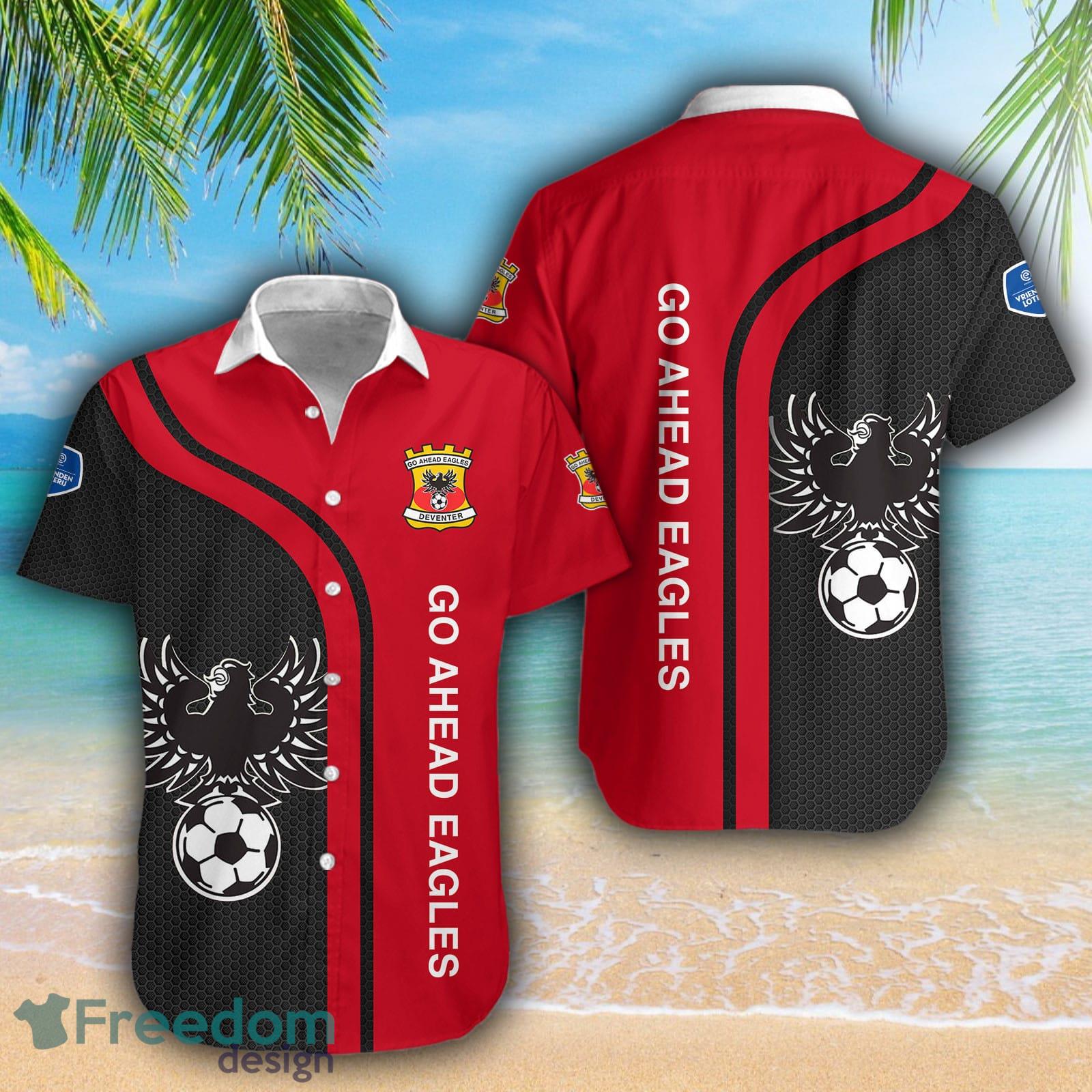 Go Ahead Eagles Eredivisie Fans Hawaiian Shirt And Short For Men And Women  - Freedomdesign