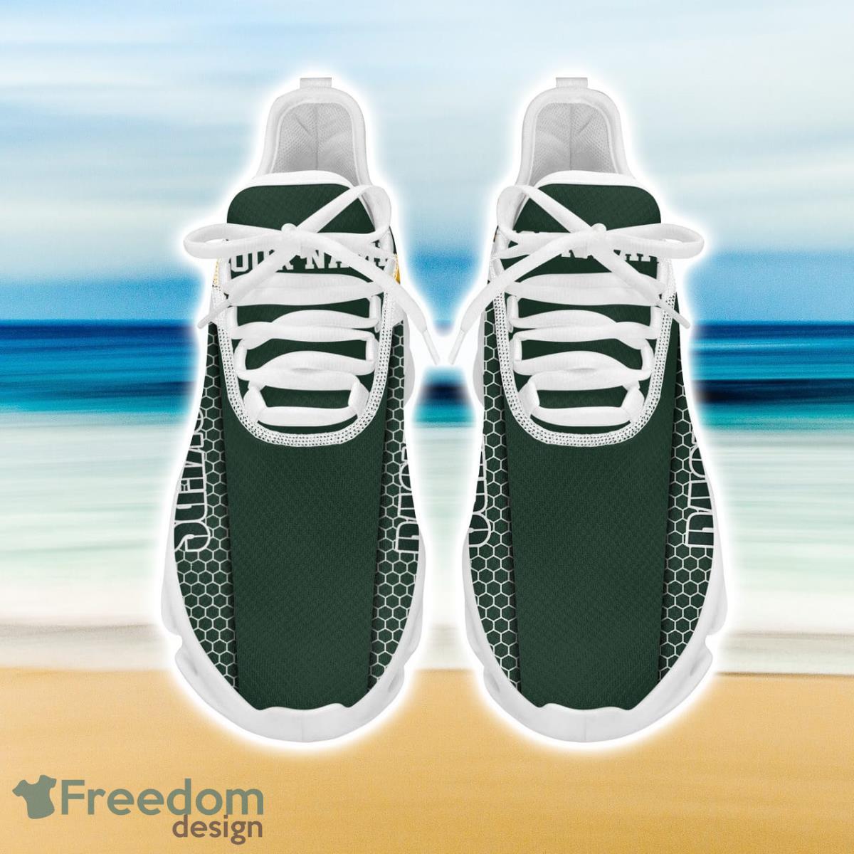 Green Bay Packers NFL Running Shoes Max Soul Shoes - Freedomdesign