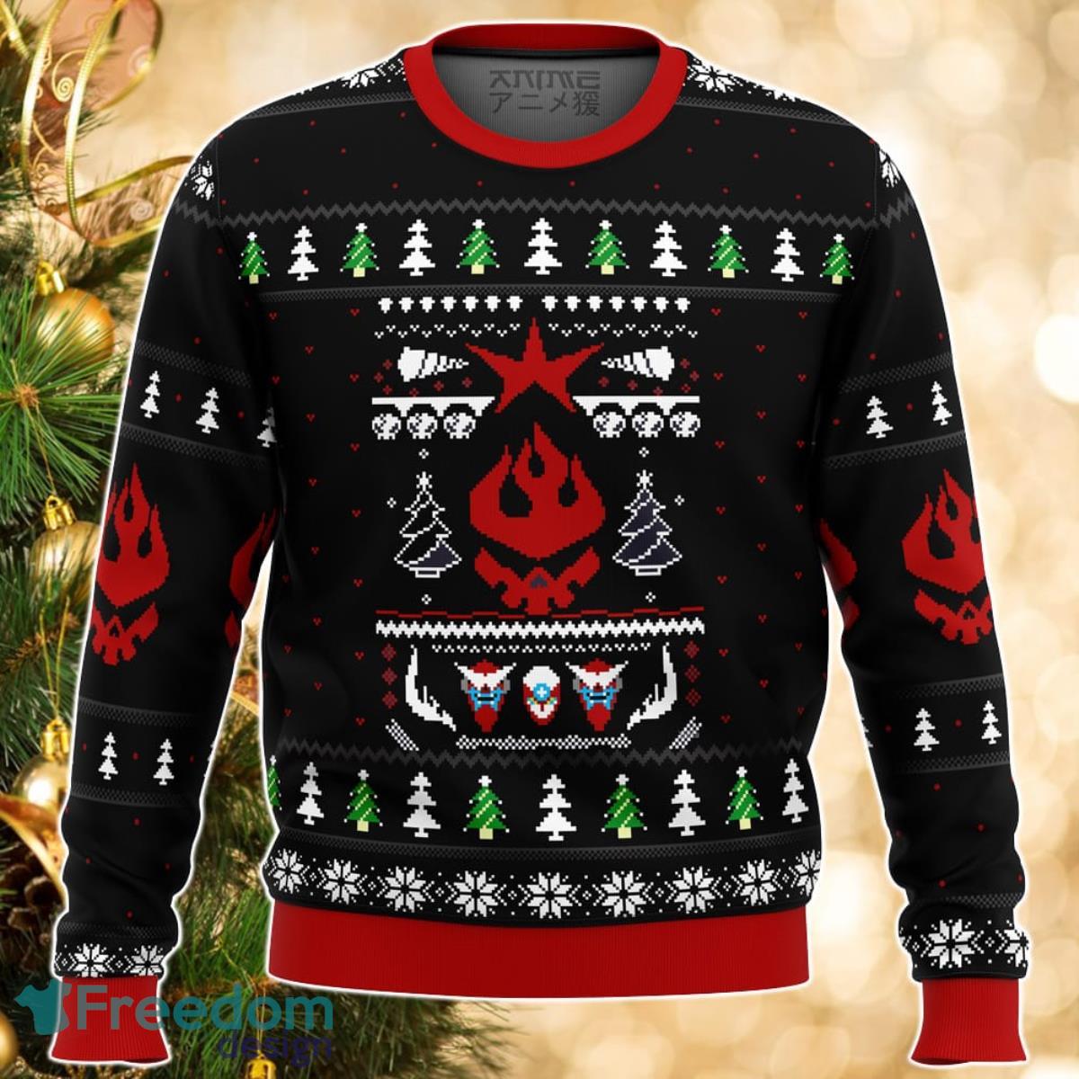 Gurren Lagann Logo Ugly Christmas Sweater Great Gift For Men Women Product Photo 1