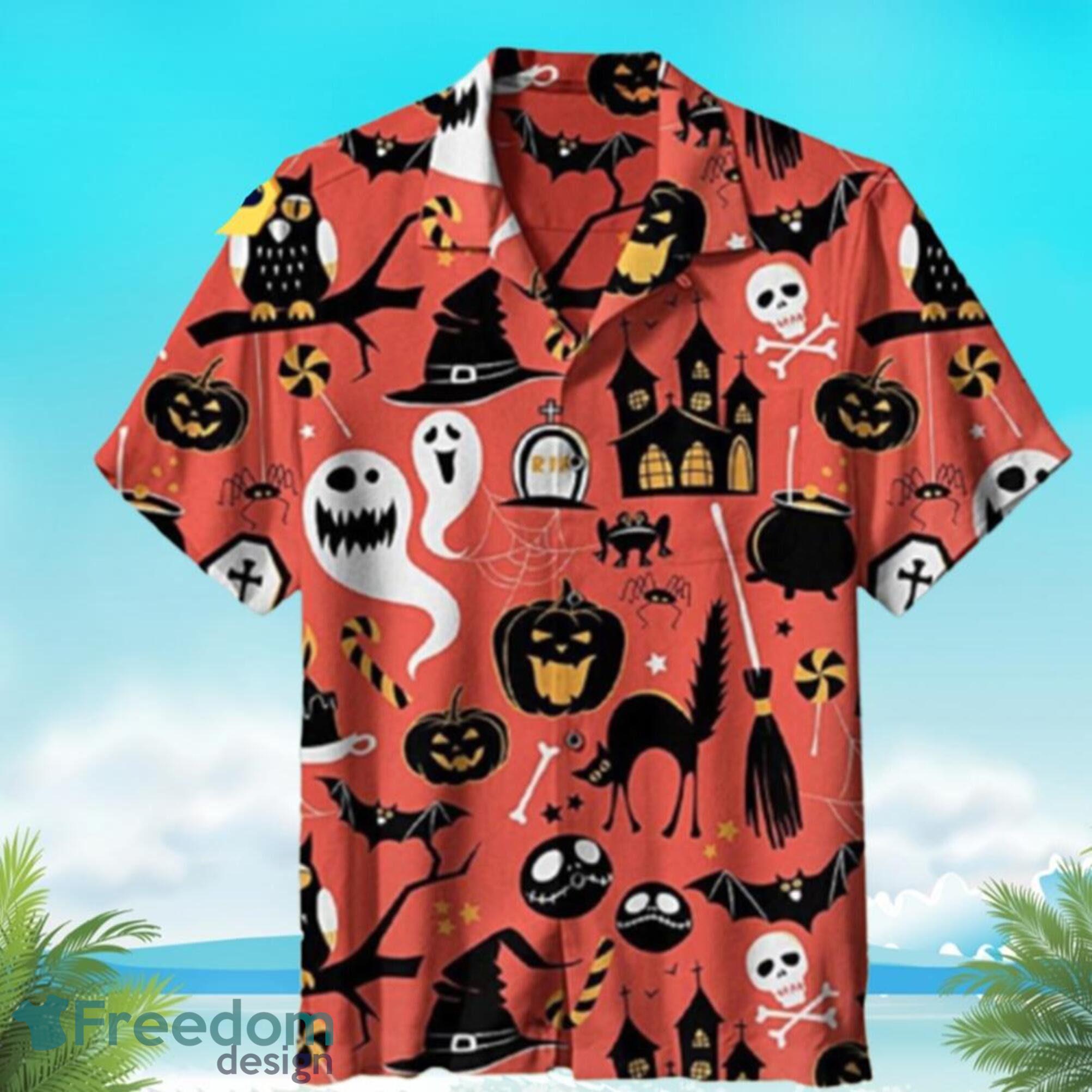 Halloween Horror Night Hawaiian Shirt Tropical Summer For Men And Women -  Freedomdesign