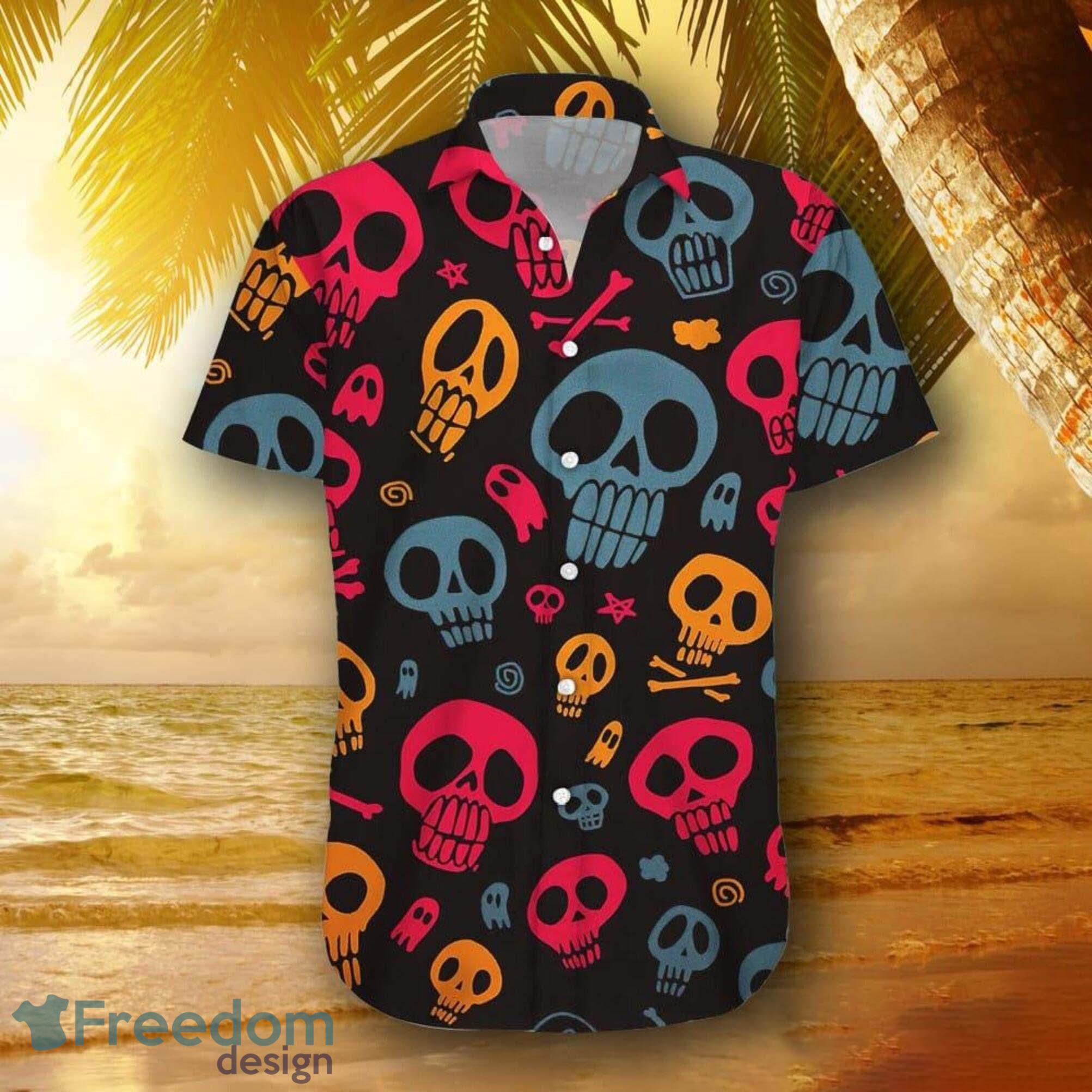 Arizona Cardinals Pirates Fans Pirates Skull Hawaiian Shirt - Freedomdesign