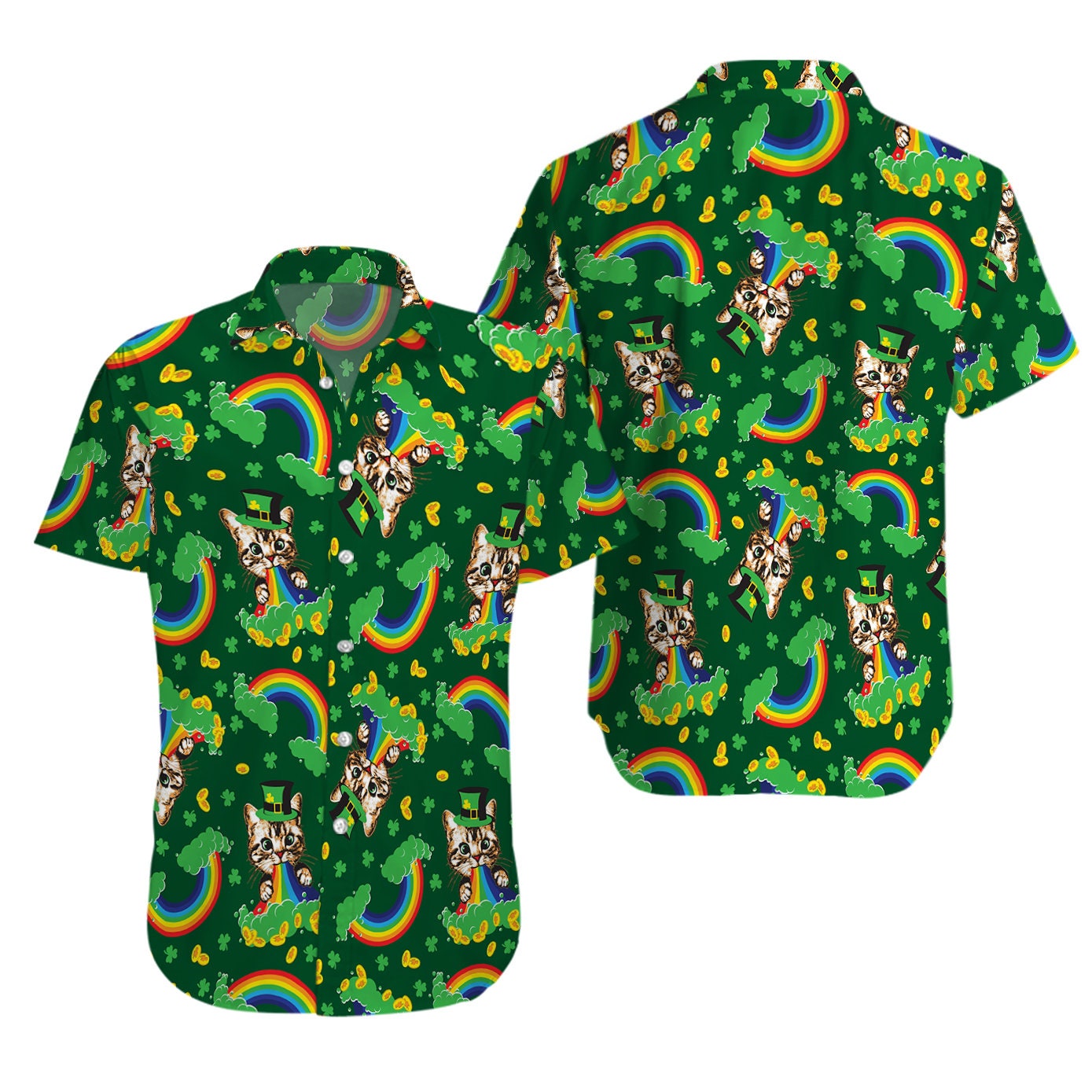 Buffalo Bills Leprechaun St. Patrick's Day Hawaiian Shirt And