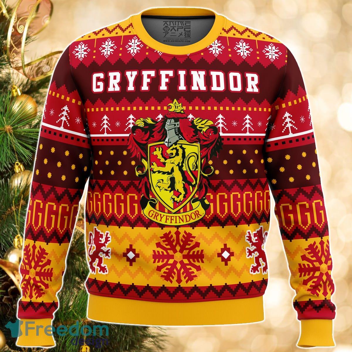 Harry Potter Gryffindor House Ugly Christmas Sweater Great Gift For Men Women Product Photo 1