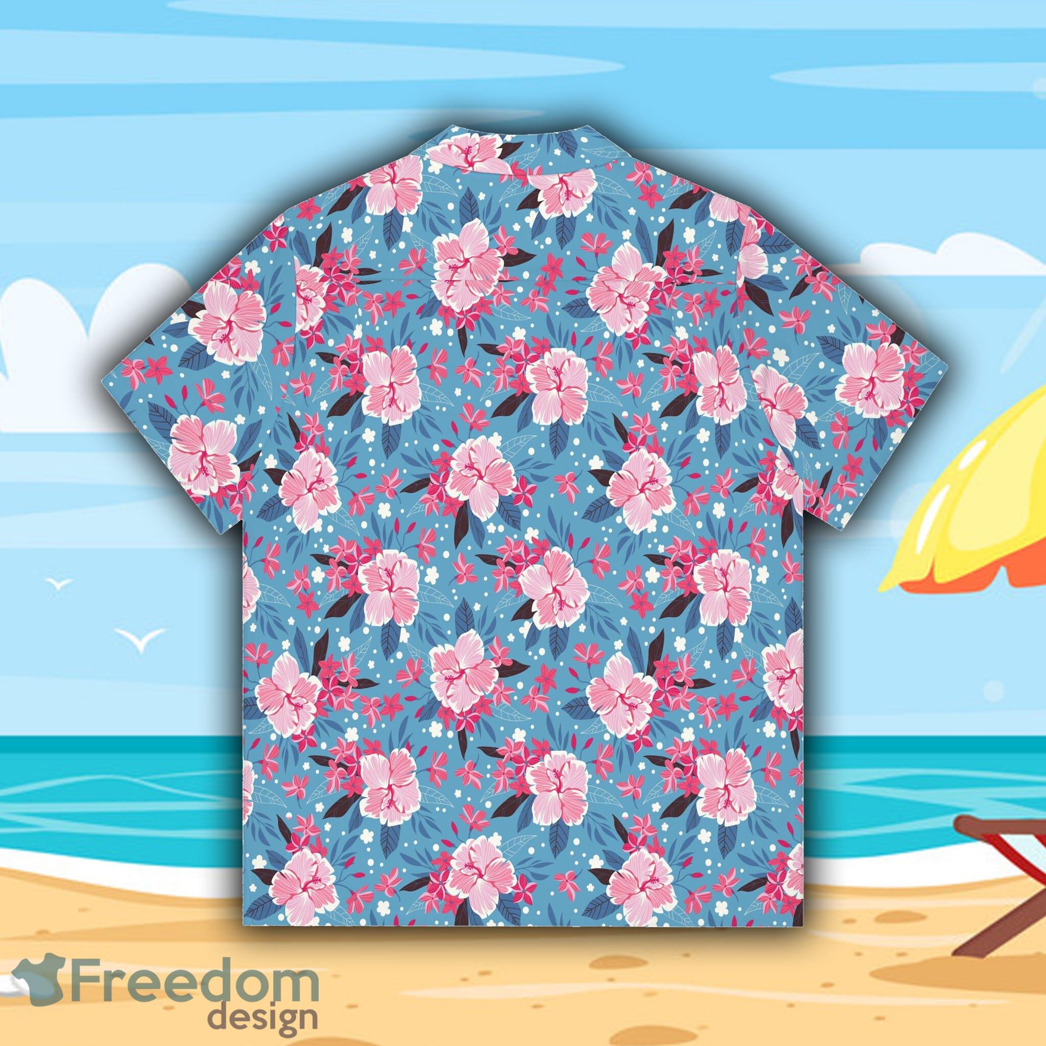 Buffalo Bills Blue And Pink Tropical Flower Summer Gift Hawaiian