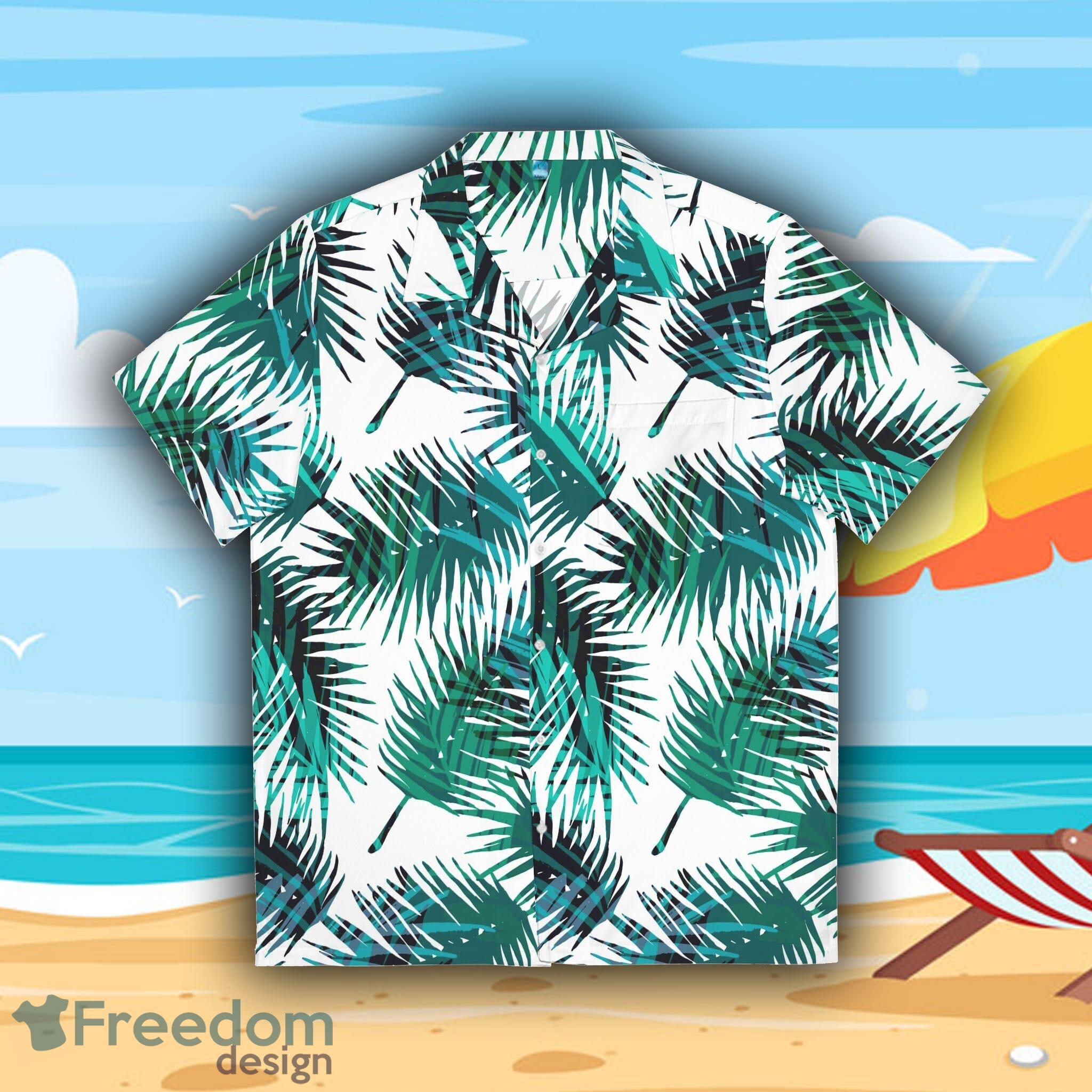 Hawaiian Style Blue and Yellow Grass Men's Hawaiian Shirt Summer Beach For  Men And Women Gift - Freedomdesign