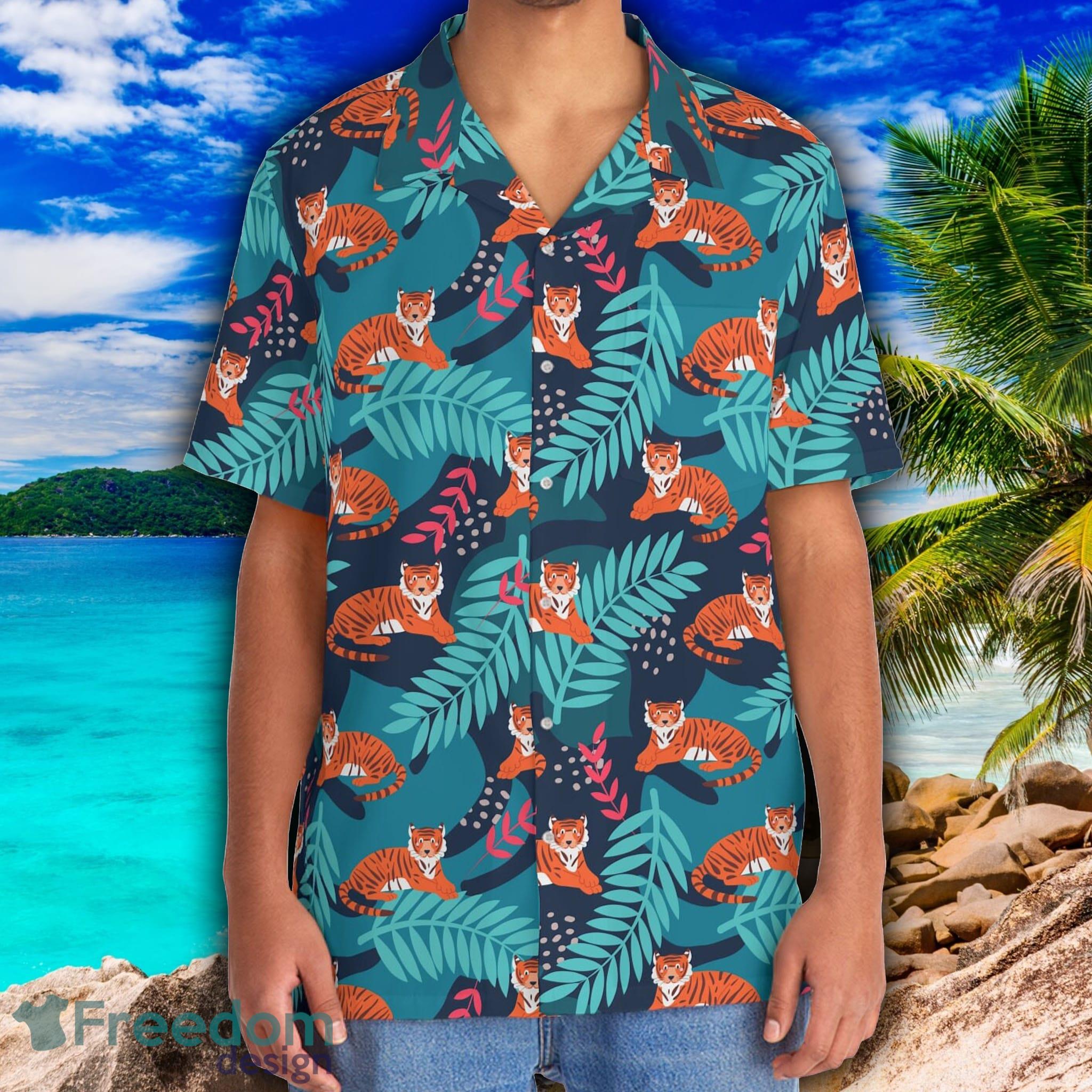 Custom Name Miami Dolphins Hawaiian Shirts tropical island Gift For Men And  Women - Freedomdesign