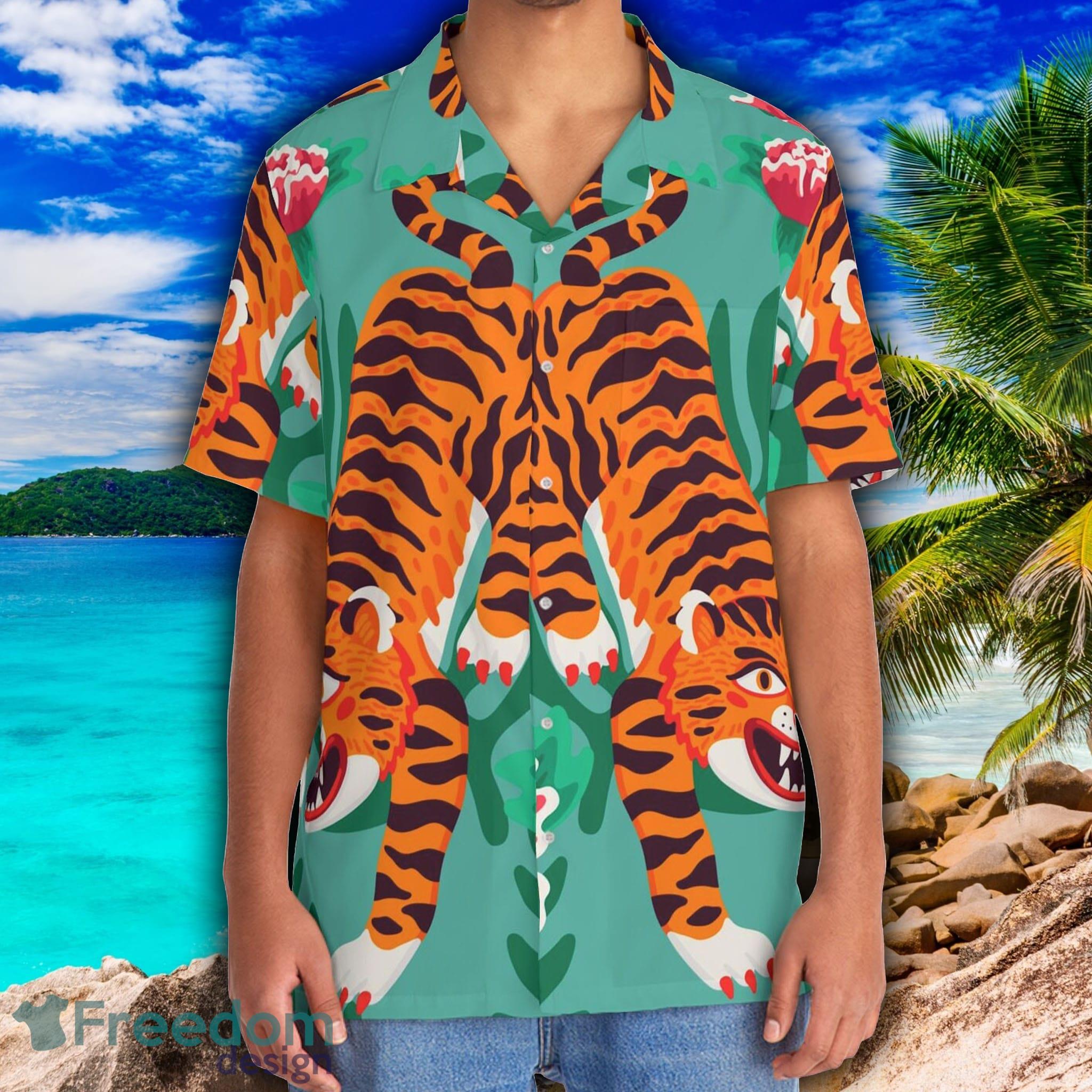 Tiger for Men, Women, Aloha Shirt Summer Style 5 Hawaiian Shirt -  Freedomdesign