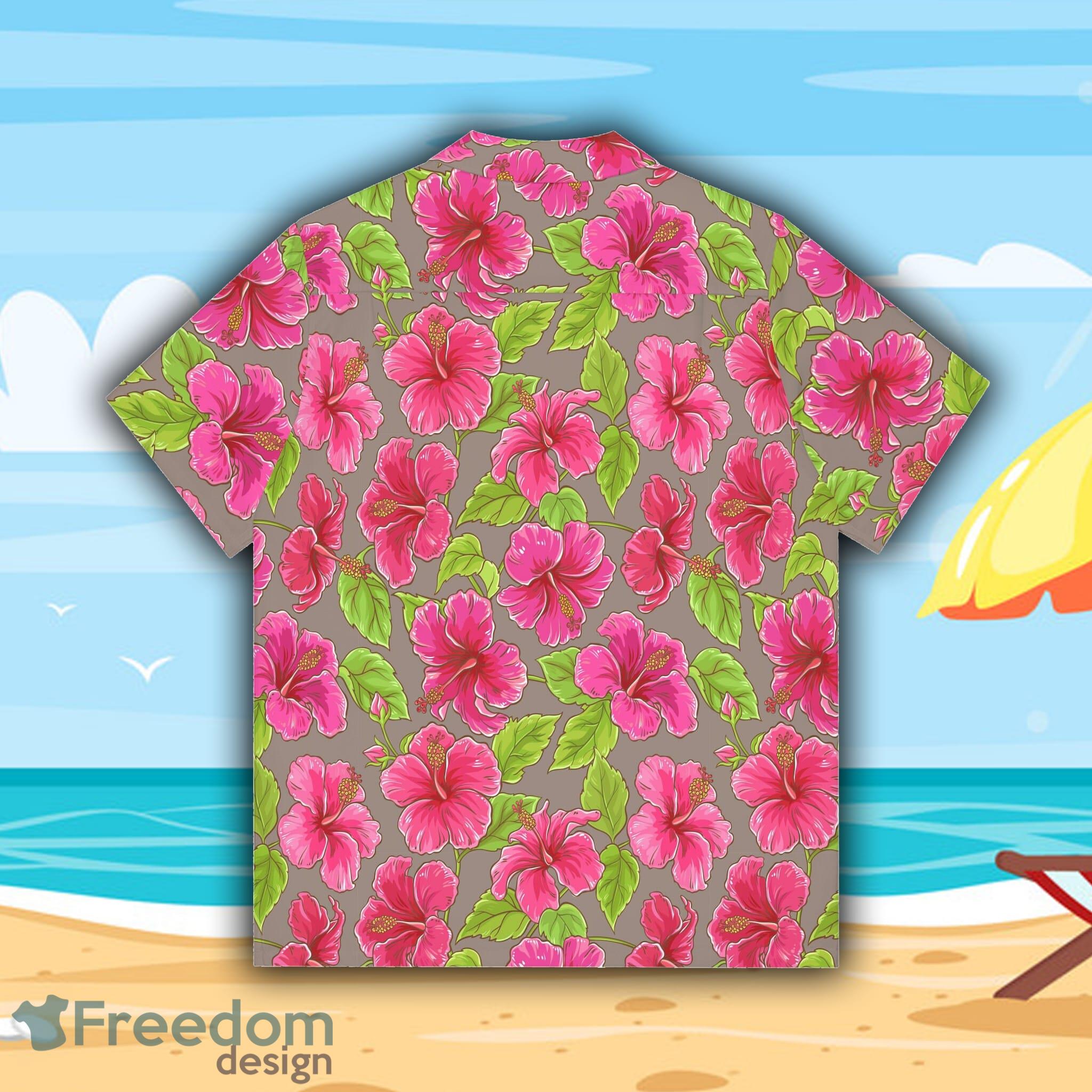 Chicago Cubs Pink Hibiscus Tropical Men And Womwn Summer Gift Hawaiian Shirt  - Freedomdesign