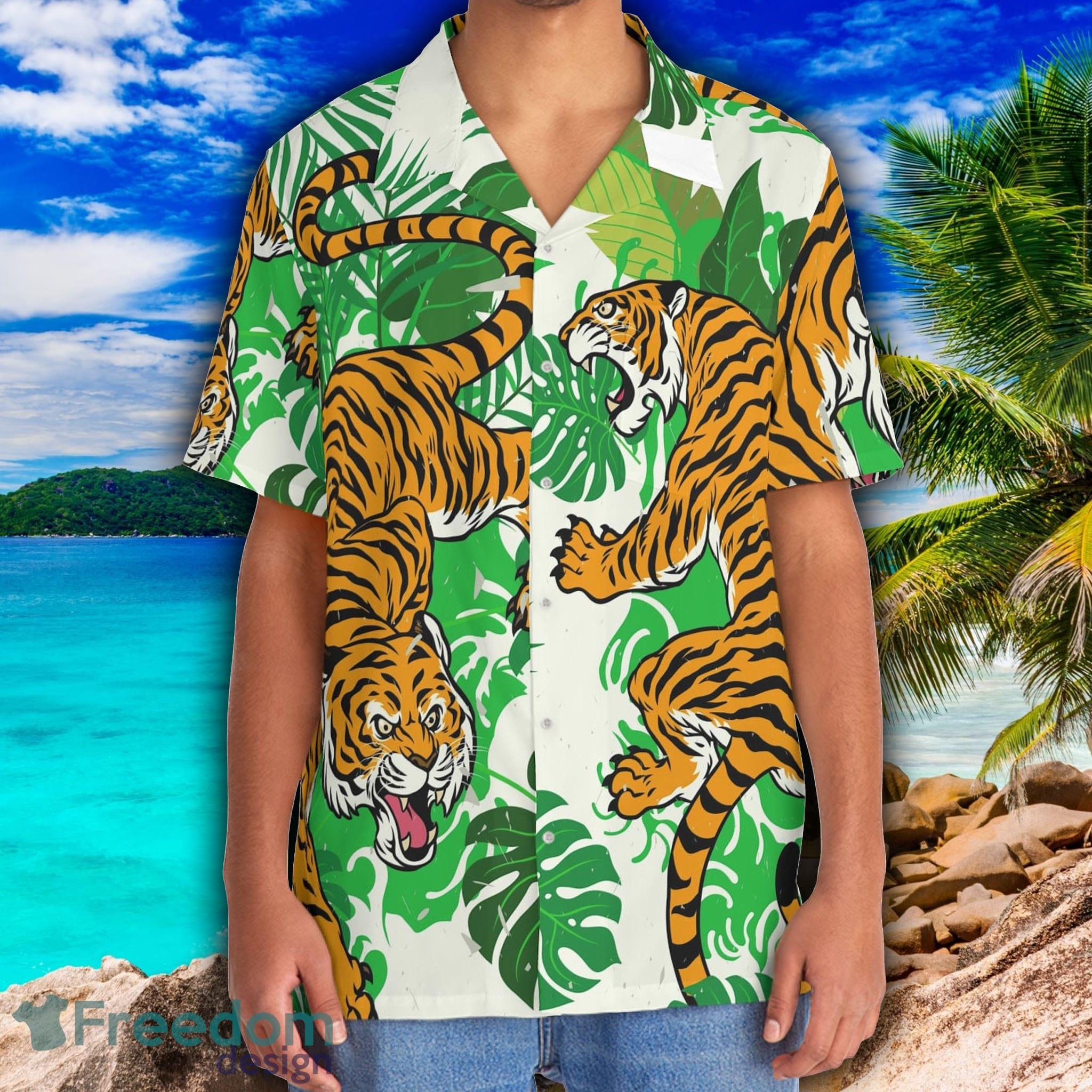 Chicago Bears Mens trees 3D graphics Hawaiian Shirt on sale 