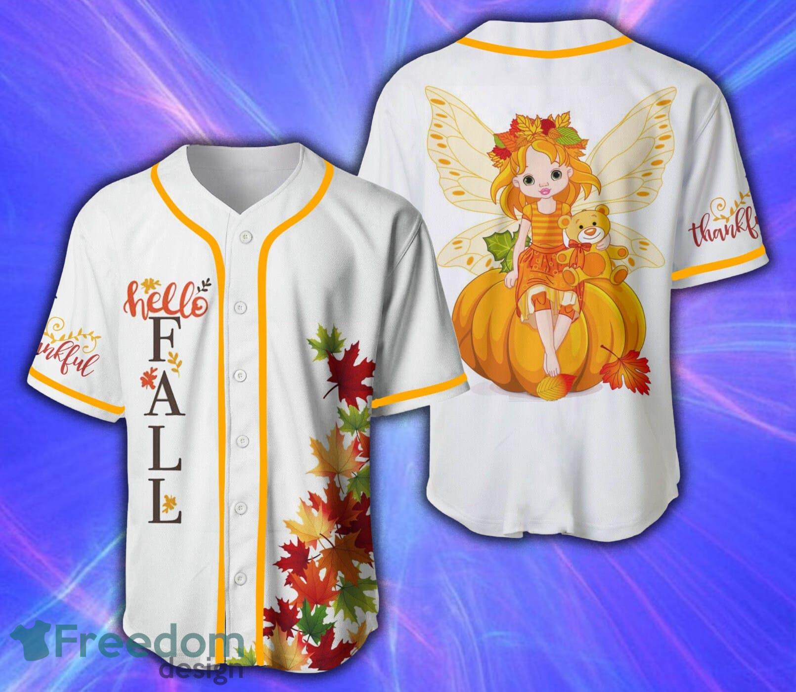 Custom Name Happy Hallothankmas Baseball Jersey - Family Gift Ideas That  Everyone Will Enjoy