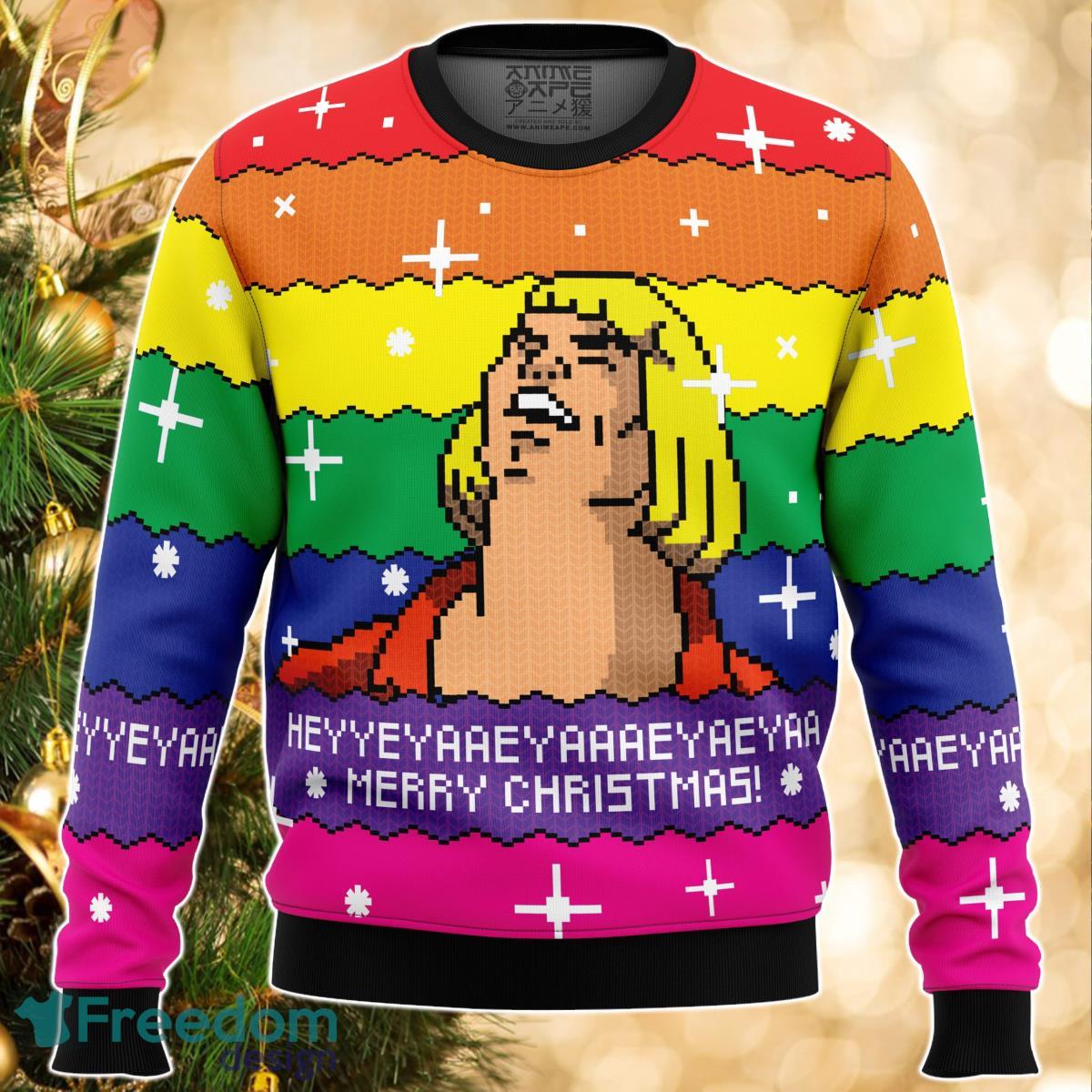 HEYYEYA HE-MAN Ugly Christmas Sweater Great Gift For Men Women Product Photo 1