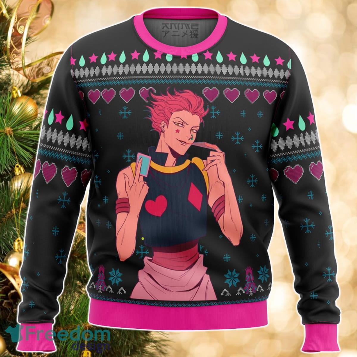 Hisoka Hunter X Hunter Ugly Christmas Sweater Great Gift For Men Women Product Photo 1