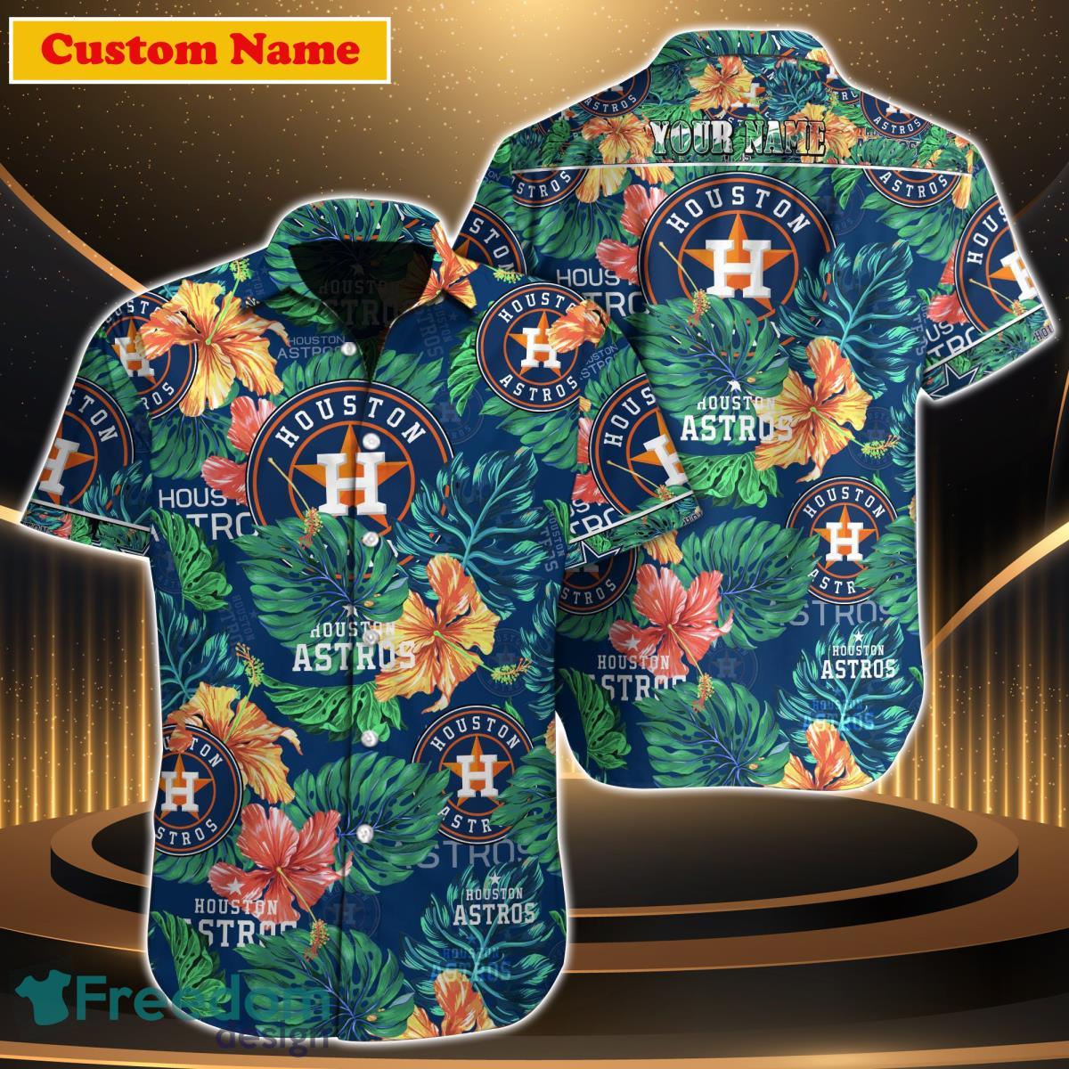 Houston Astros MLB Team Custom Hawaii Shirt Gift For Fans, Houston