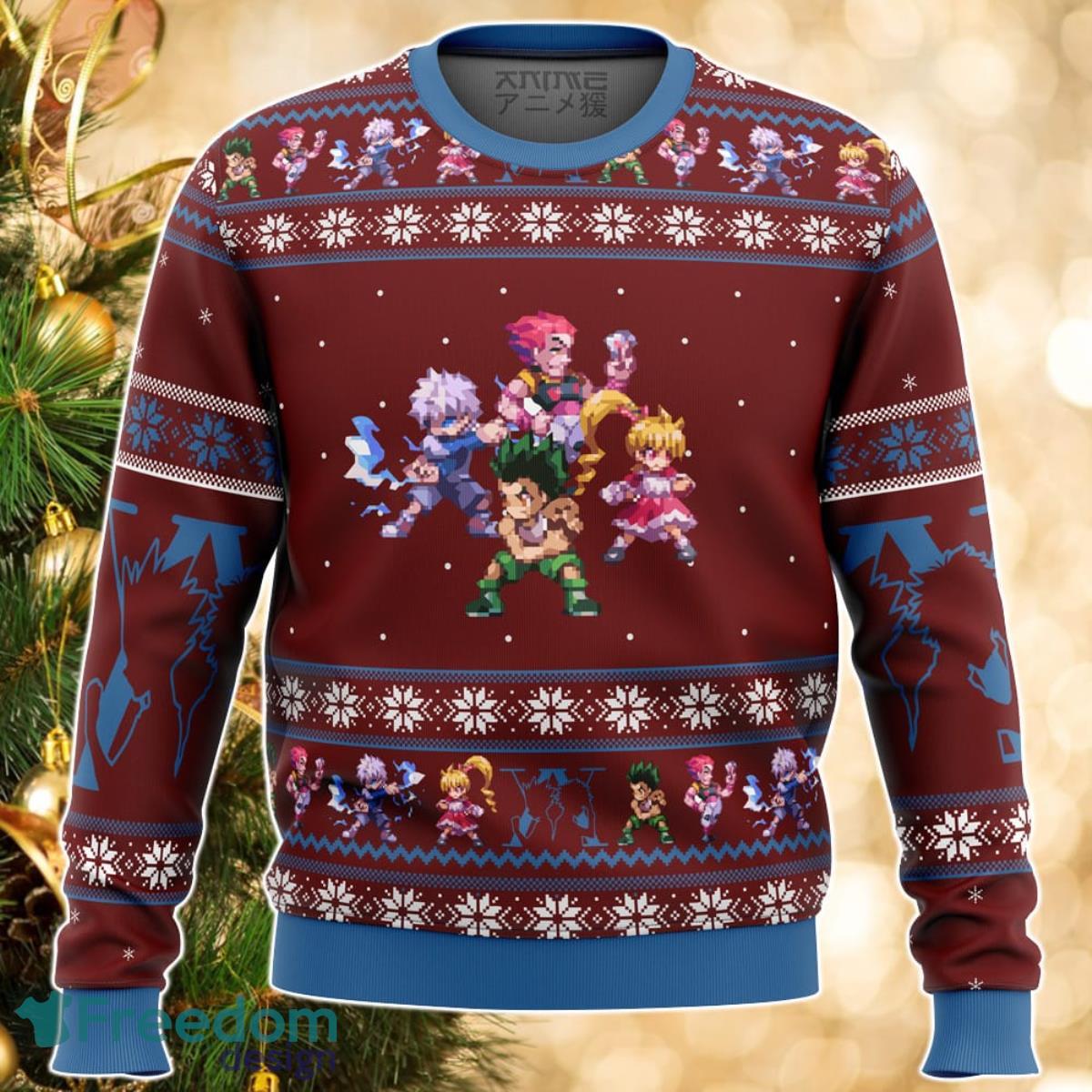 Hunter X Hunter Sprites Ugly Christmas Sweater Great Gift For Men Women Product Photo 1