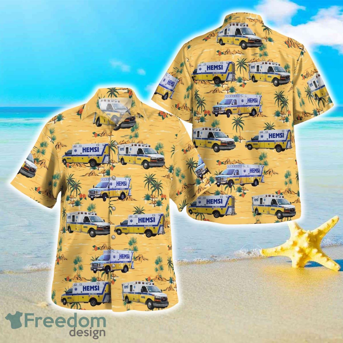 Huntsville, Alabama HEMSI Ambulance Hawaiian Shirt For Men Women Product Photo 1