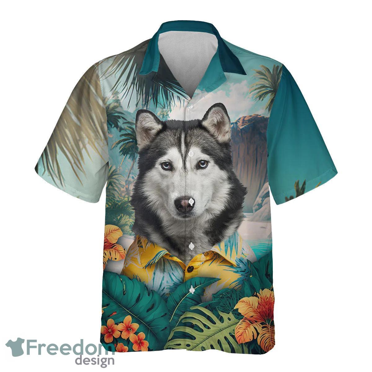 Husky All Printed 3D Hawaiian Shirt For Men Women Product Photo 2