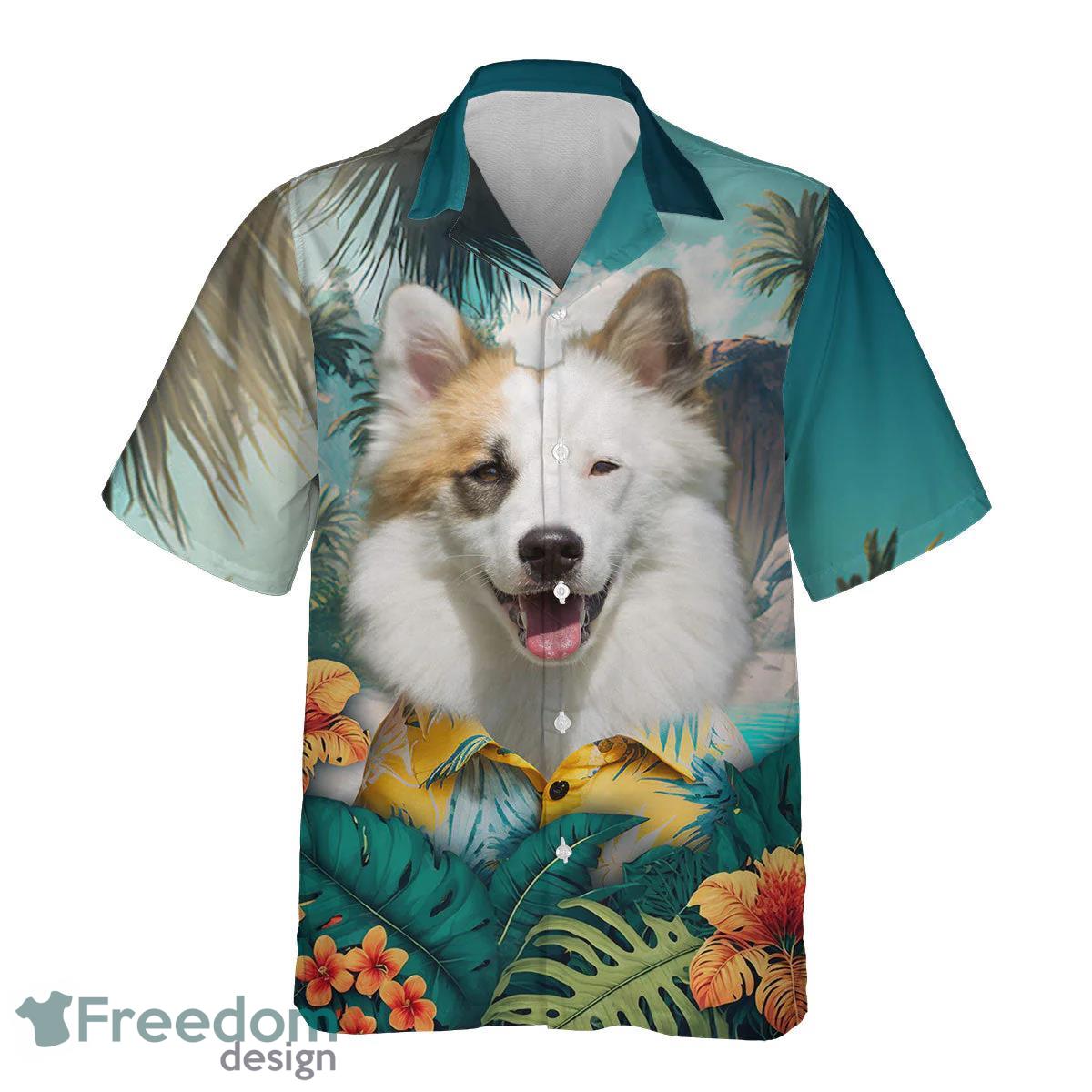 Icelandic Sheepdog All Printed 3D Hawaiian Shirt For Men Women Product Photo 2