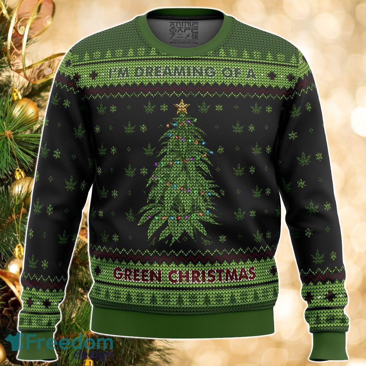 I’m Dreaming of a Green Christmas Ugly Christmas Sweater Great Gift For Men Women Product Photo 1