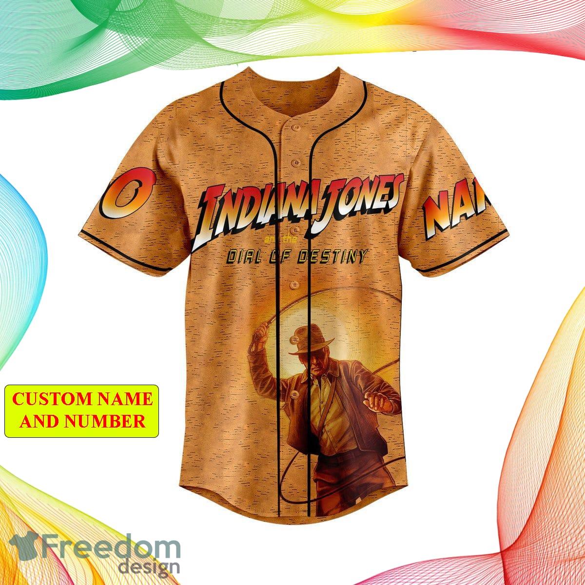 Indiana Jones Adventure Awaits Dr Jones Expeditions Baseball Jersey Shirt  Custom Number And Name - Freedomdesign