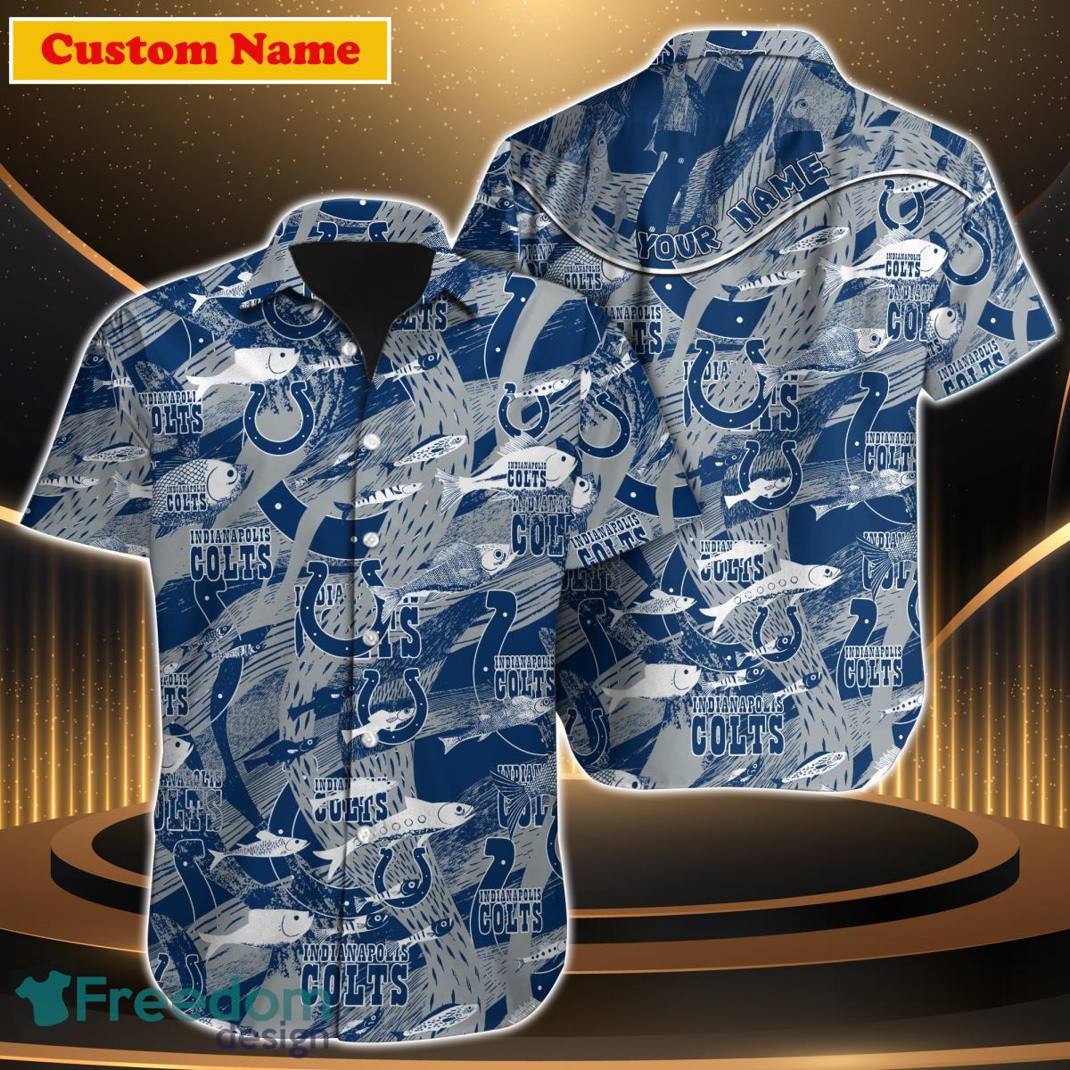 Indianapolis Colts NFL Custom Name Hawaiian Shirt For Men Women Unique Gift For Real Fan Product Photo 1