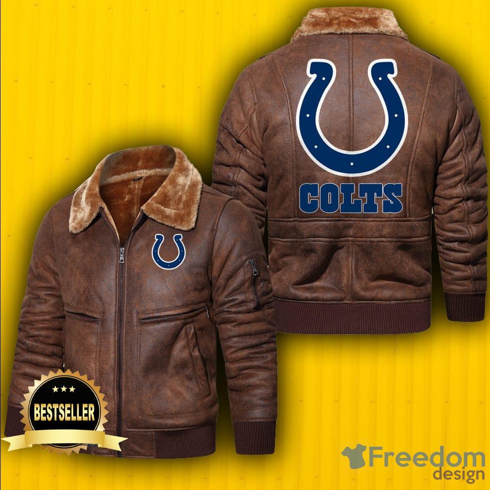 Indianapolis Colts NFL Fans Leather Jacket For Men And Women