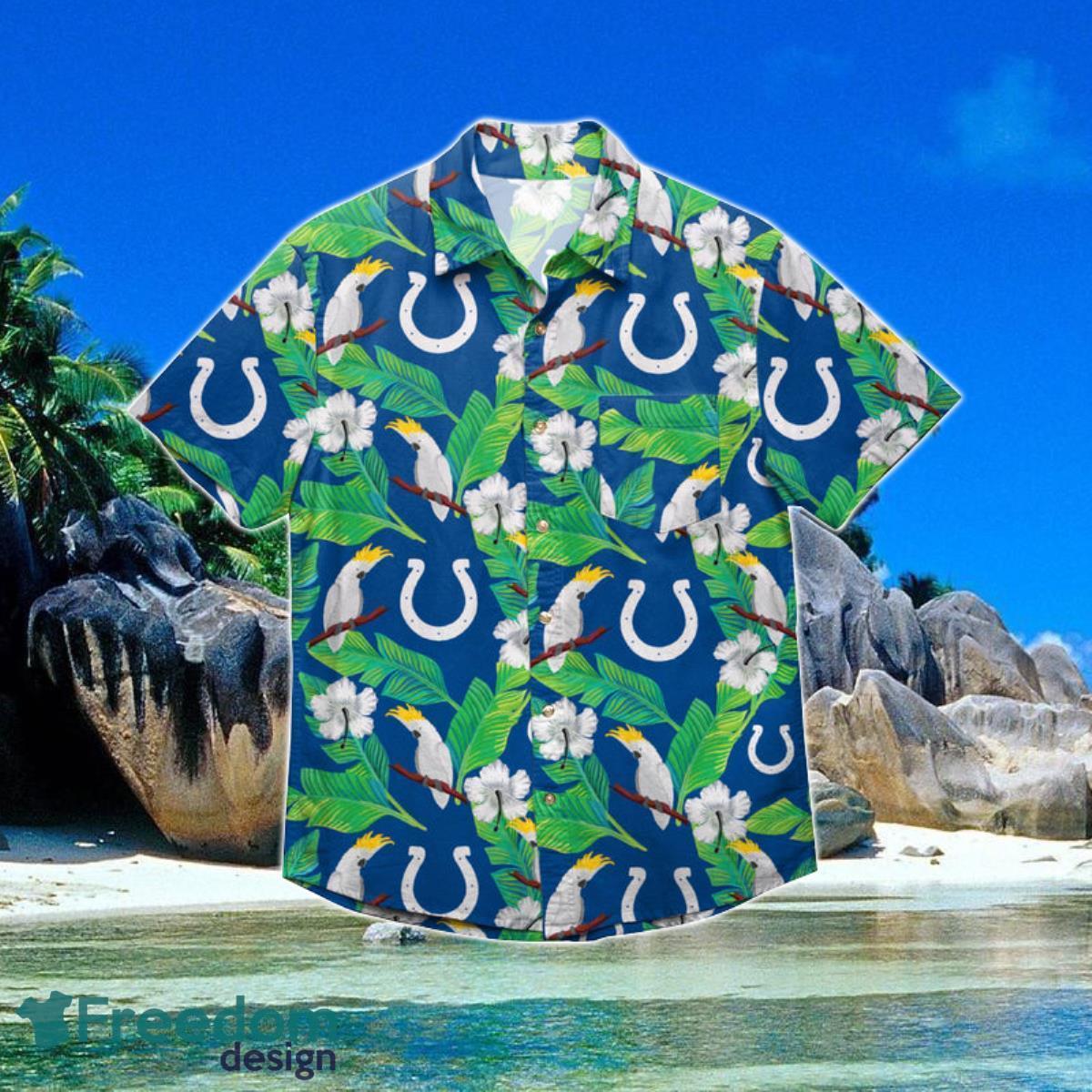 Best Selling Product] Indianapolis Colts NFL Classic All Over Print Hawaii  Shirt