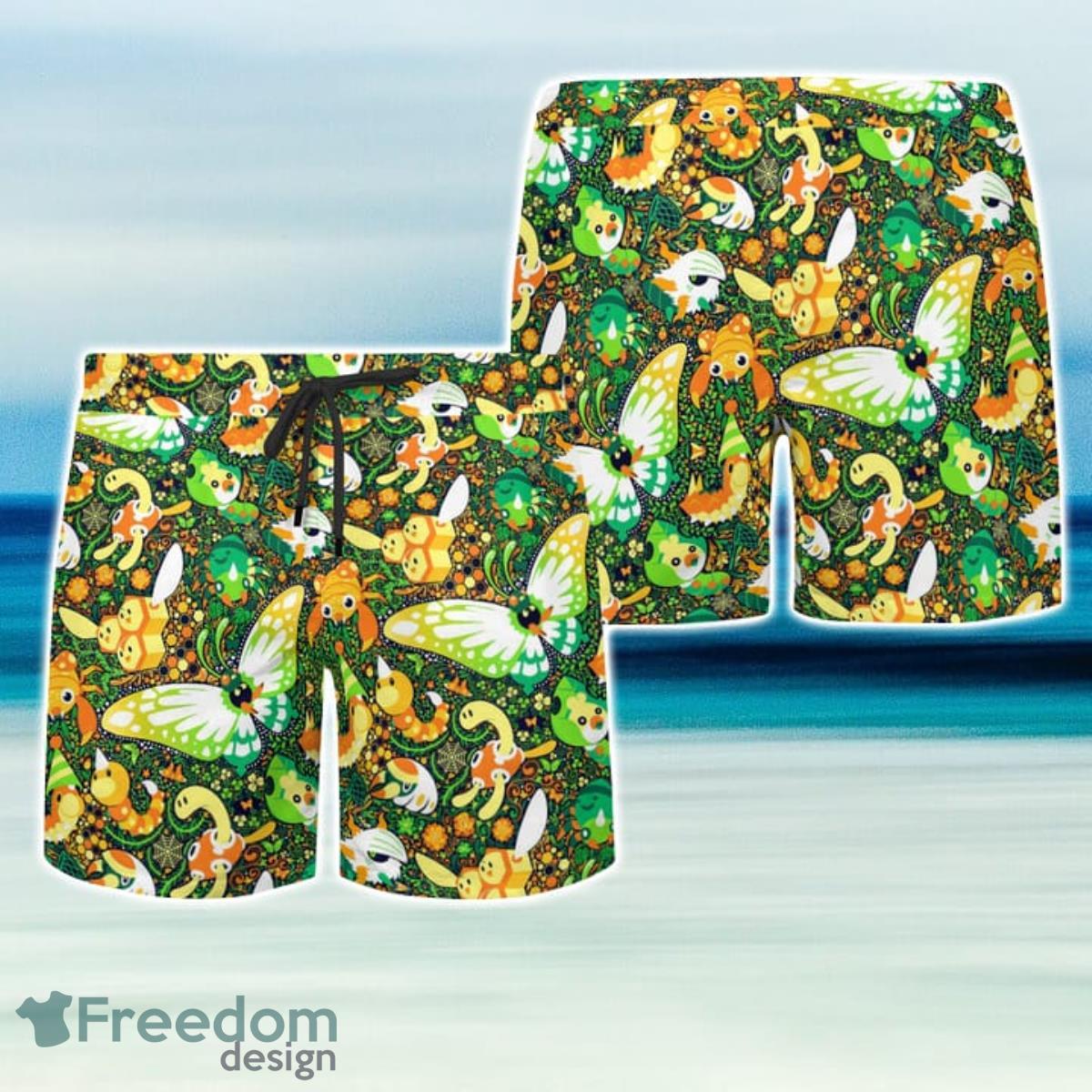 Insect SyStar Trekem Pokemon Hawaiian Shirt And Short For Fans Product Photo 3 Insect SyStar Trekem Pokemon Hawaiian Shirt And Short For Fans Product Photo 3