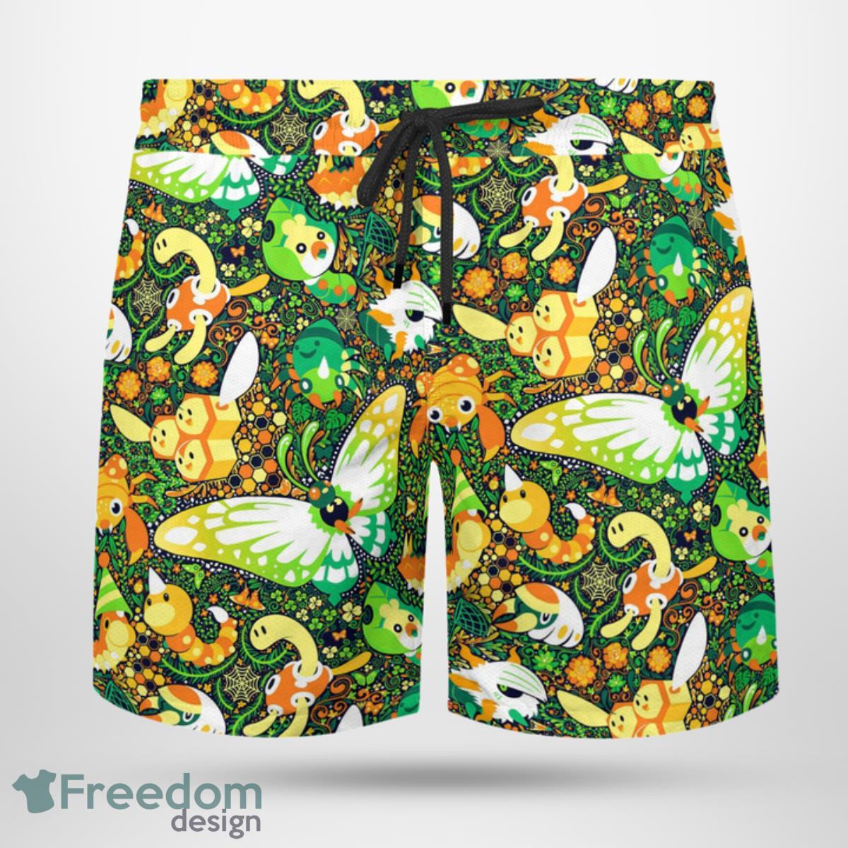 Insect SyStar Trekem Pokemon Hawaiian Shirt And Short For Fans image Insect SyStar Trekem Pokemon Hawaiian Shirt And Short For Fans Product Photo 4