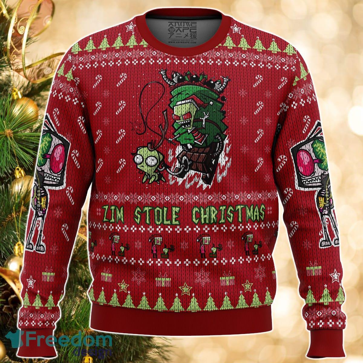 Invader Zim Doom Doom Doom Ugly Christmas Sweater Great Gift For Men Women Product Photo 1