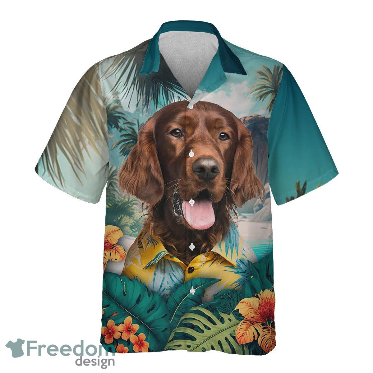 Irish Setter All Printed 3D Hawaiian Shirt For Men Women Product Photo 2