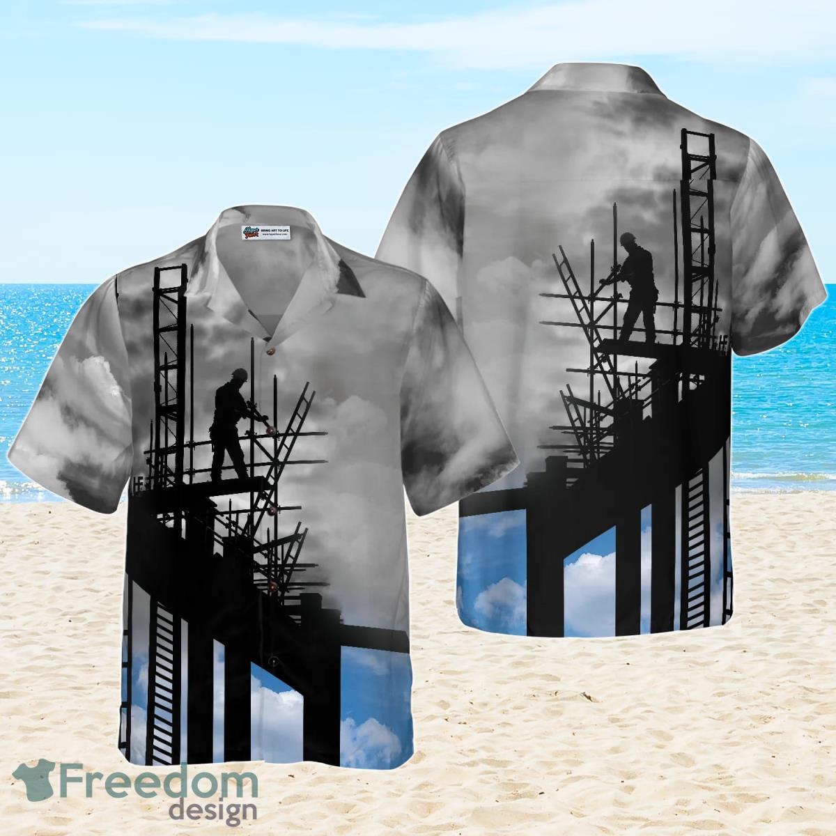 Ironworker And Sunset Hawaiian Shirt Best Gift For Men And Women Product Photo 1