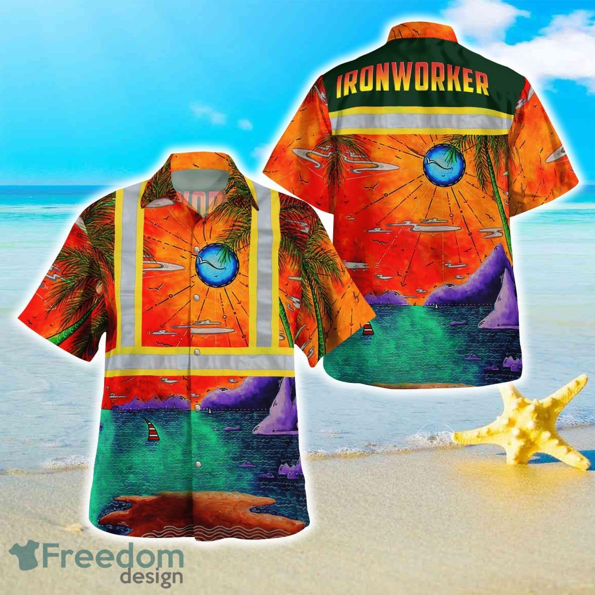 Ironworker Sunset Hawaiian Shirt Best Style For Men Women Product Photo 1