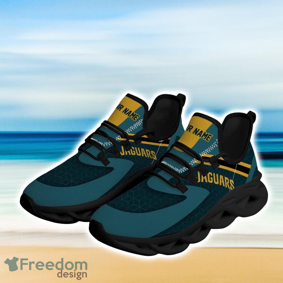 Jacksonville Jaguars Max Soul Sneakers Running Sport Shoes Custom Name Product Photo 2