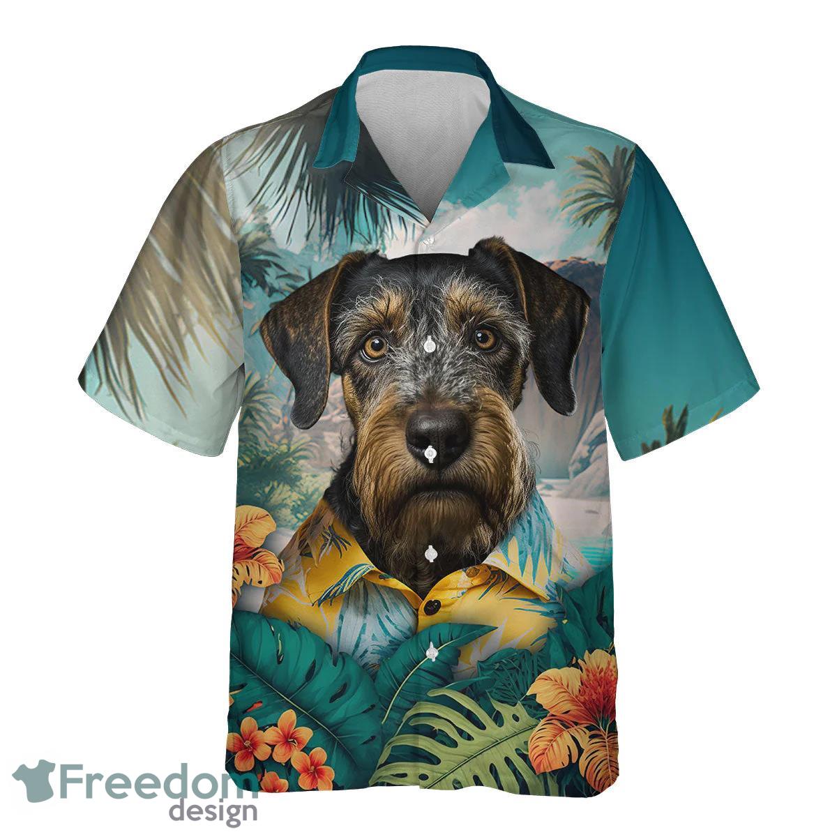 Jagdterrier All Printed 3D Hawaiian Shirt For Dog Lover Product Photo 2