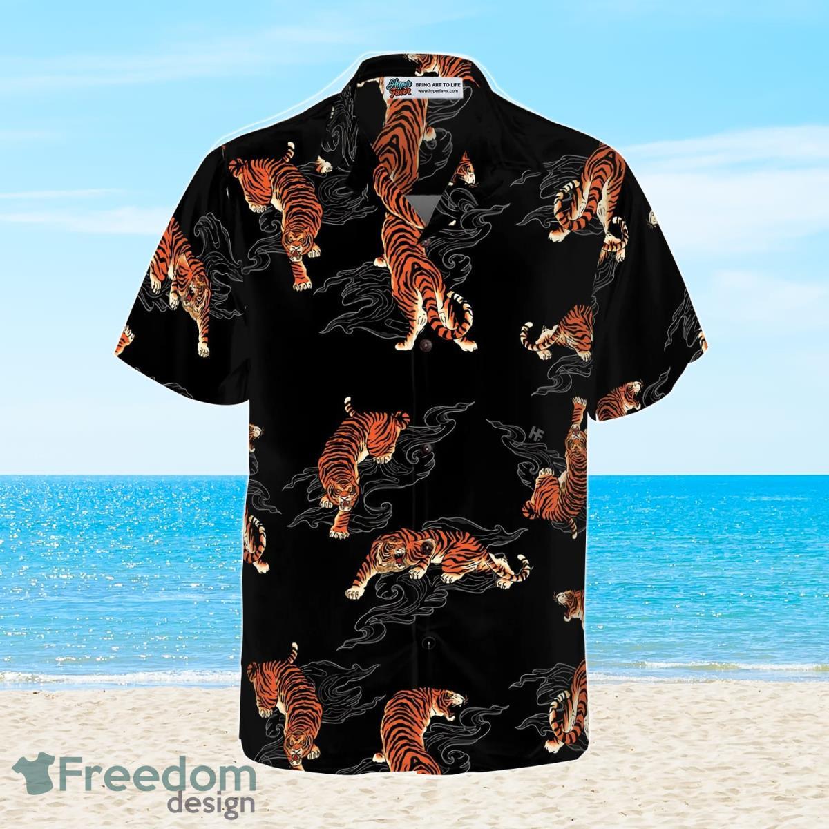  HYPERFAVOR Tiger Shirts for Men - Casual Short Sleeve
