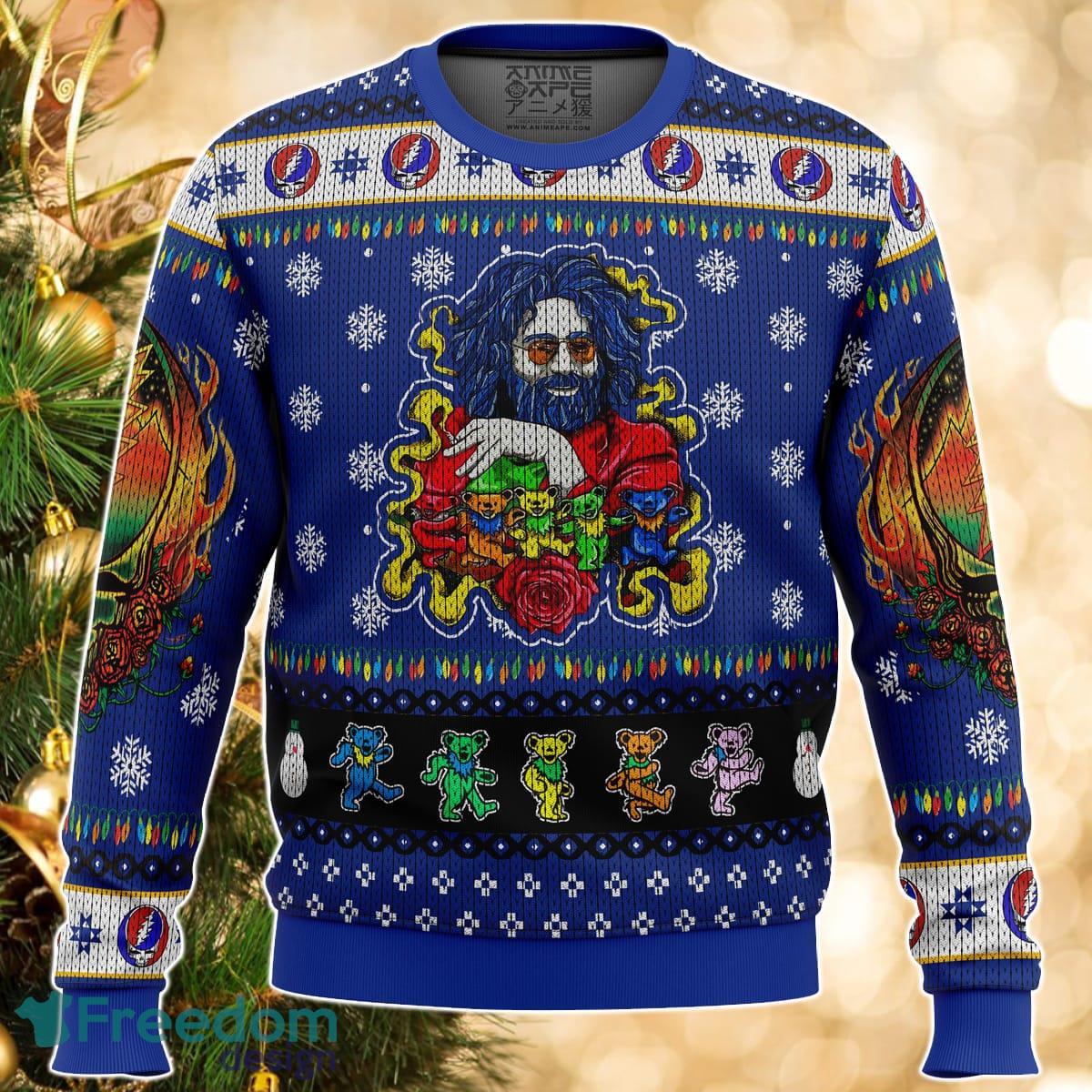 Jerry Garcia Grateful Dead Ugly Christmas Sweater Great Gift For Men Women Product Photo 1