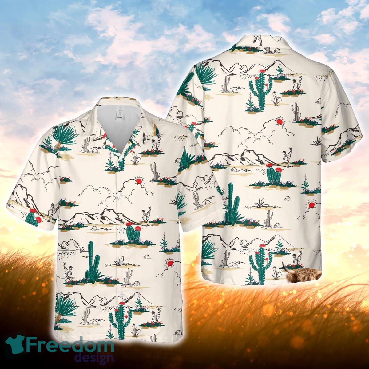 Joy Corners Light Flower Pattern Trucker 3D Hawaiian Shirt For Men Women Product Photo 1