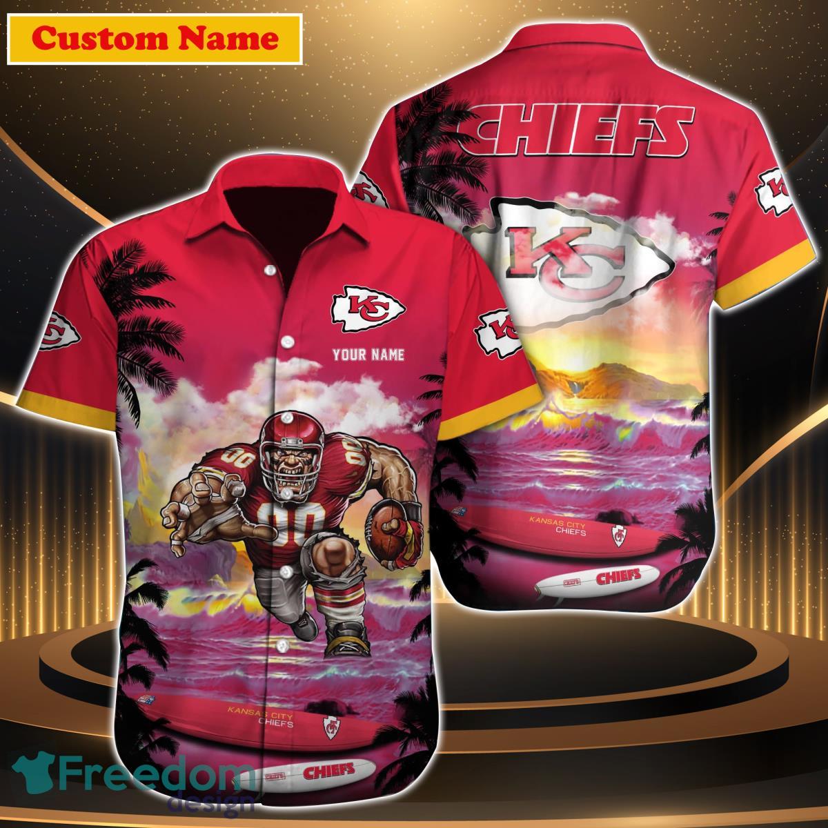 Kansas City Chiefs Nfl 3d Personalized Name And Number Baseball Jersey Shirt  For Fans