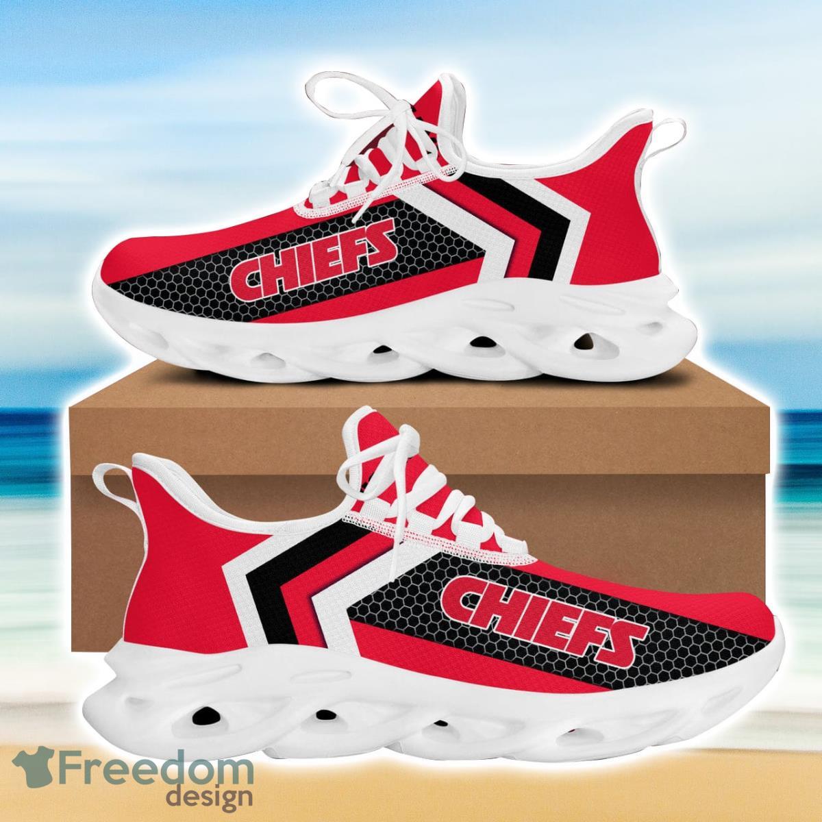 Kansas City Football Chiefs Max Soul Sneakers Running Sport Shoes Custom Name Product Photo 2